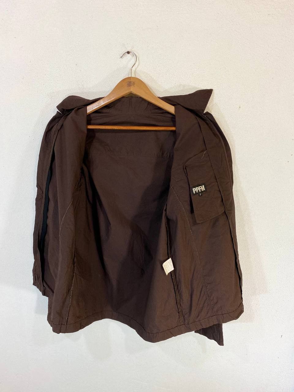 vintage ppfm light zipper jacket nice design
