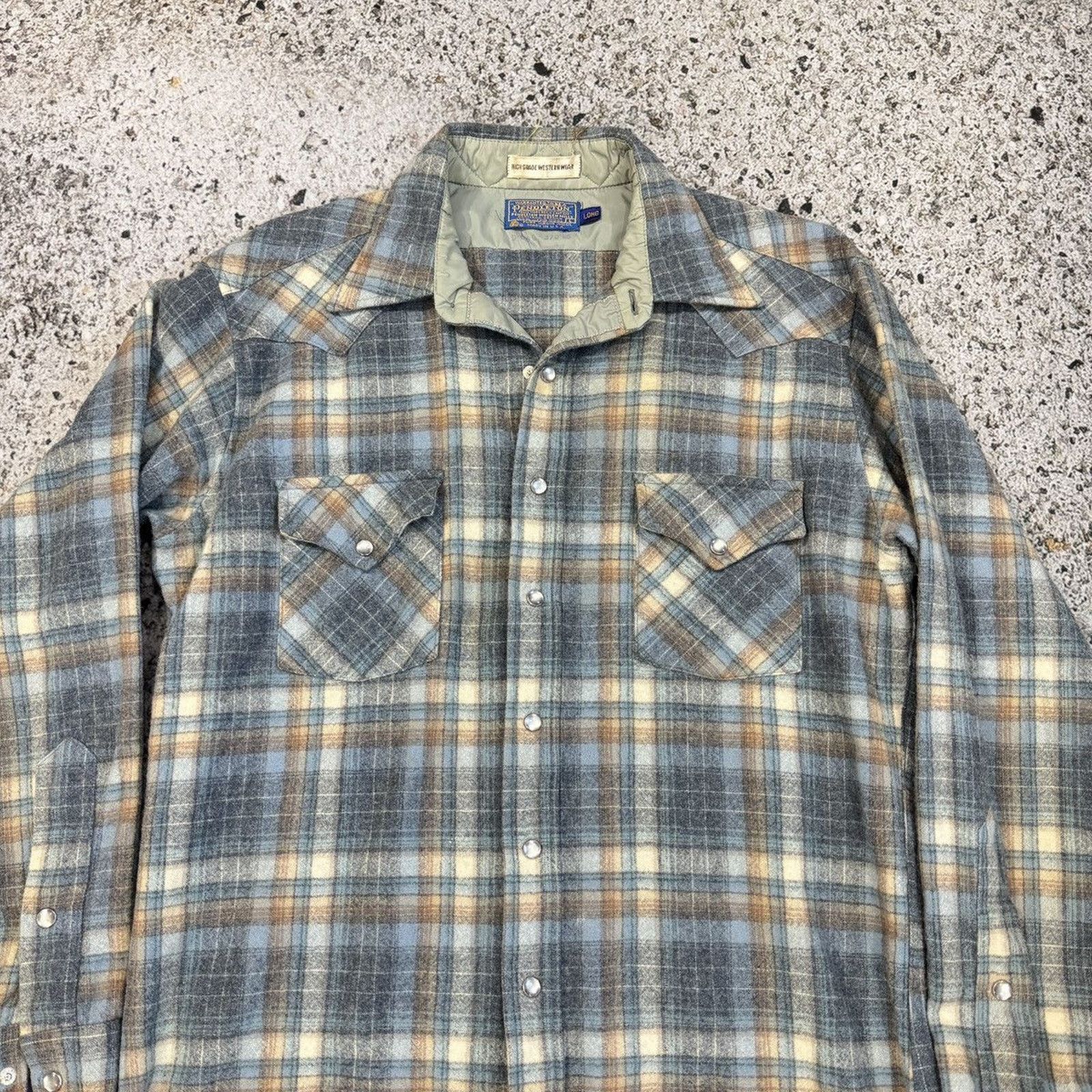 Pendleton 70s Pendleton Western Plaid Shirt ERD Grunge Margiela RRL Size US L / EU 52-54 / 3 - 13 Thumbnail