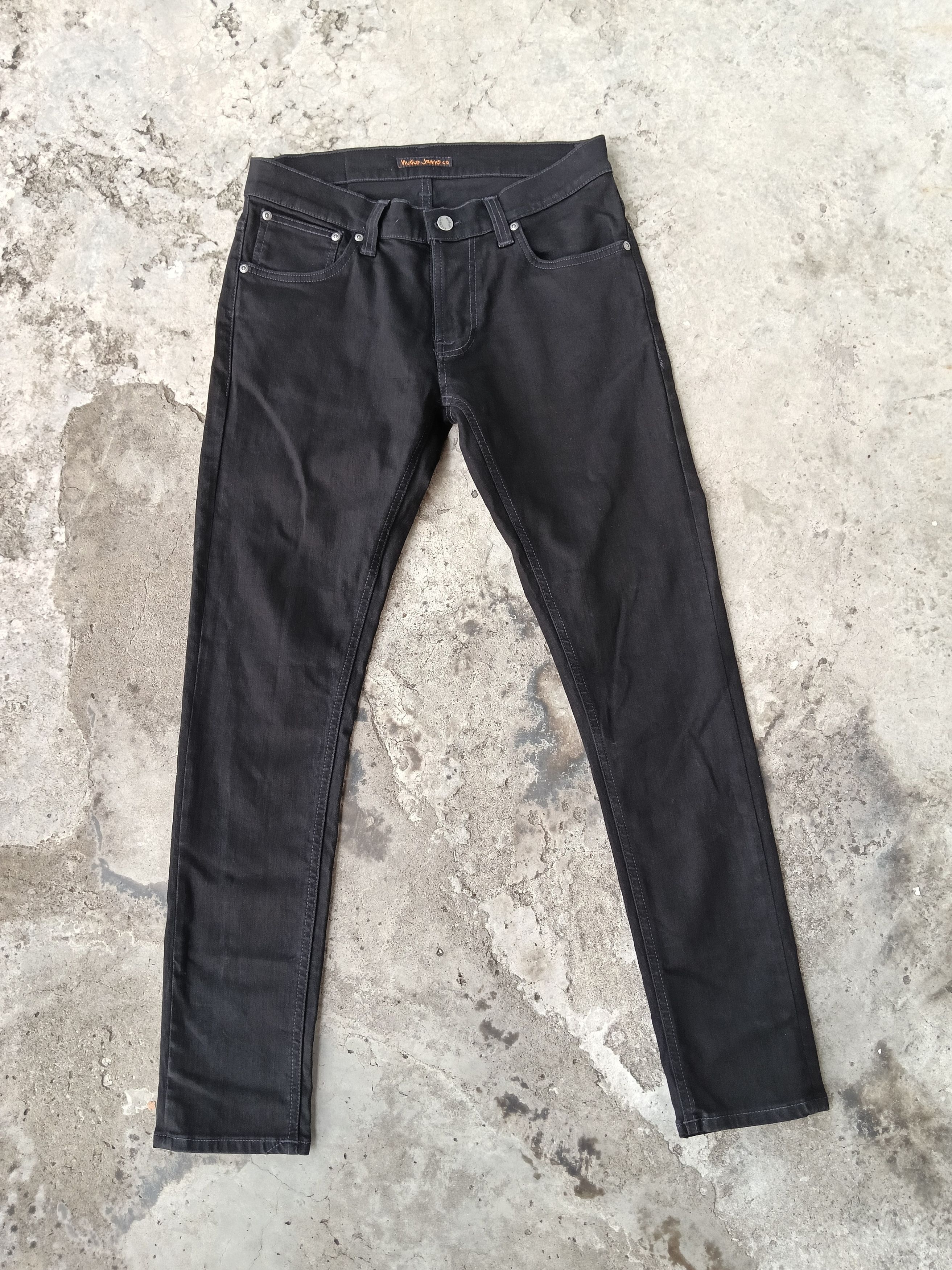 Nudie Jeans Deep Black Nudie Tight Terry Denim Size US 32 / EU 48 - 2 Thumbnail