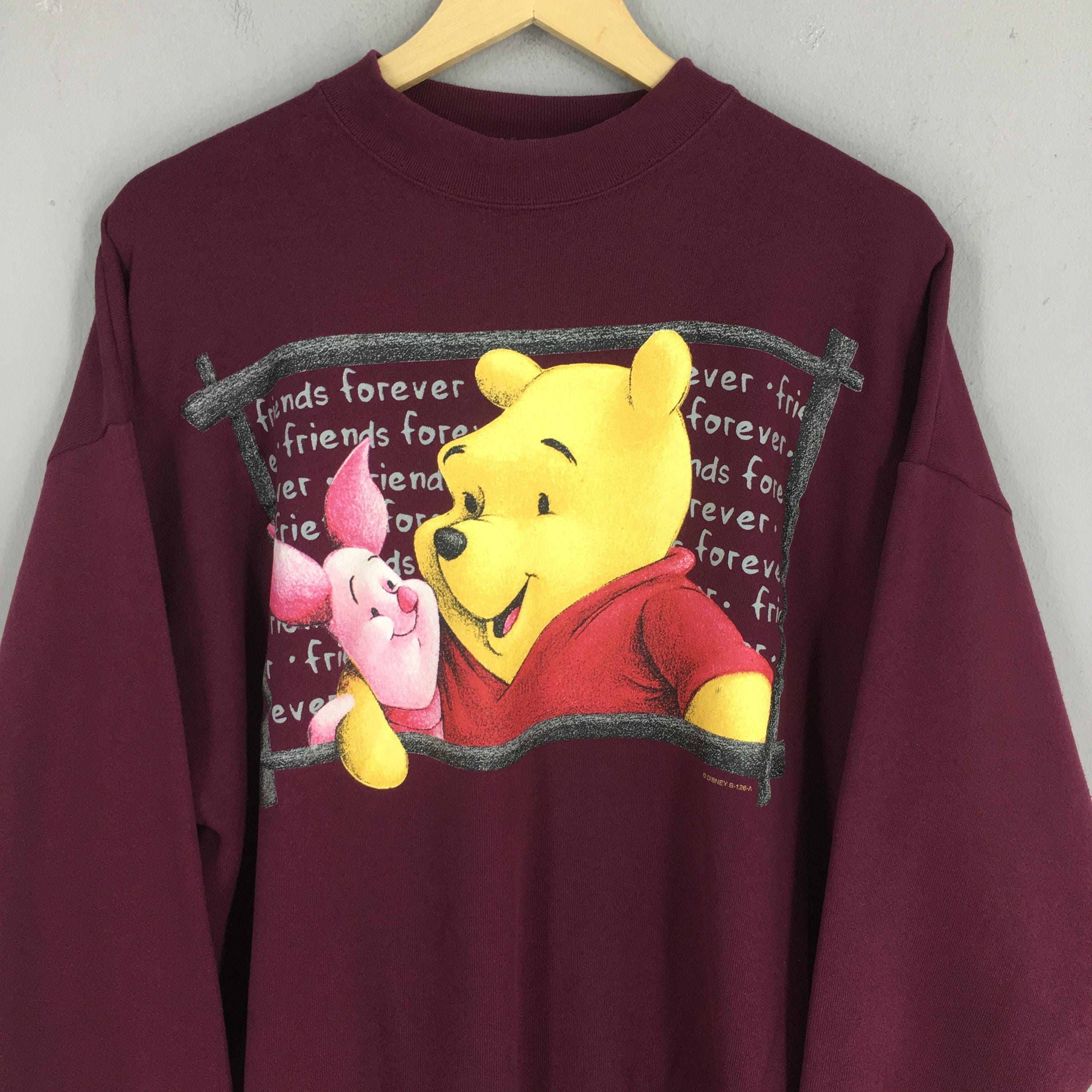 Cartoon Network Vintage 90s Winnie The Pooh Sweatshirt XLarge Size US XL / EU 56 / 4 - 2 Thumbnail