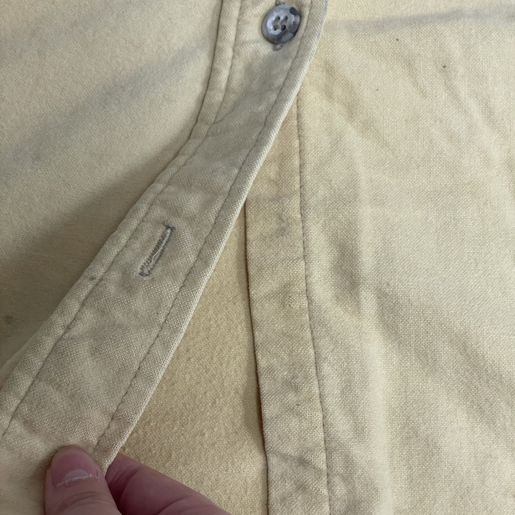 Sears Vtg Sears Fieldmaster Gold Beige HUNTING Outdoor Flannel Size US M / EU 48-50 / 2 - 12 Thumbnail