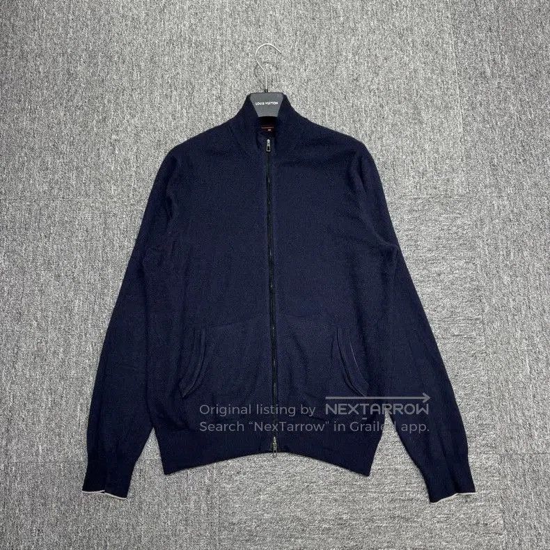 Loro Piana Loro Piana Solid Color Zip Knit Sweater. Size US L / EU 52-54 / 3 - 1 Thumbnail