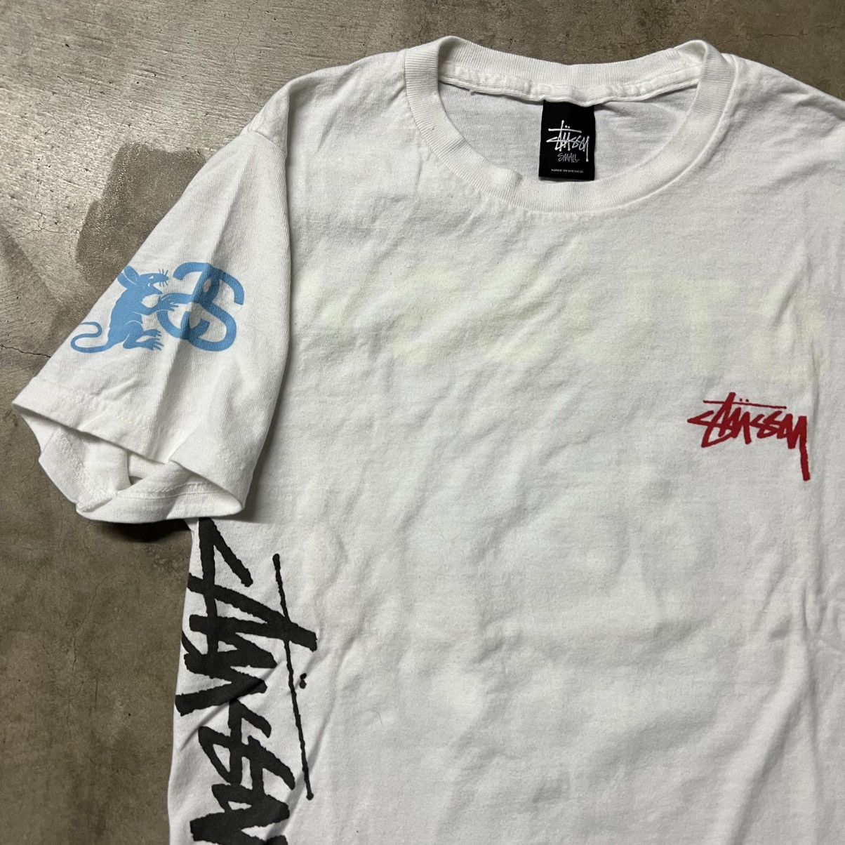 Hypebeast × Stussy Vintage 2000’s Stussy Logo Graphic T-Shirt Size US S / EU 44-46 / 1 - 2 Thumbnail