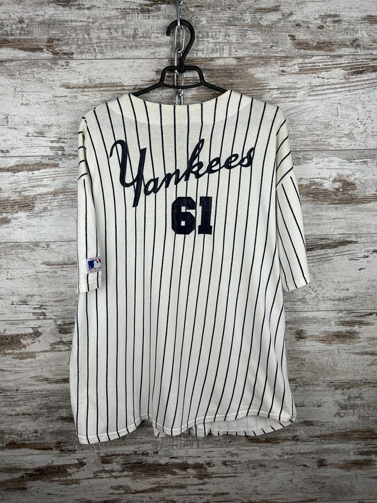 New York Yankees Mens Vintage New York Yankees Jersey T-shirt tee streetwear Size US XL / EU 56 / 4 - 13 Thumbnail
