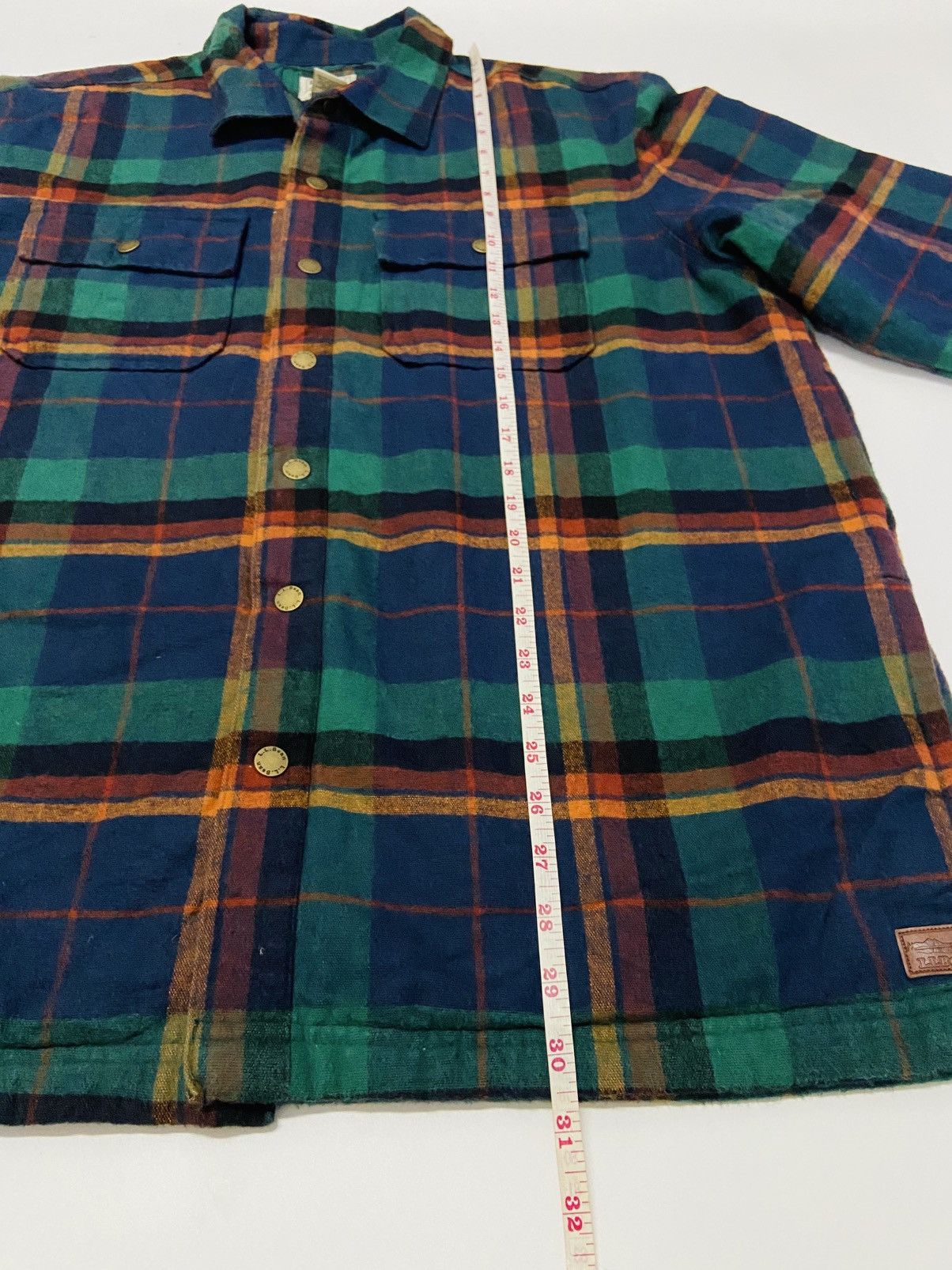 L.L. Bean VINTAGE LL BEAN QUILTED FLANNEL SHIRT JACKET Size US L / EU 52-54 / 3 - 9 Thumbnail