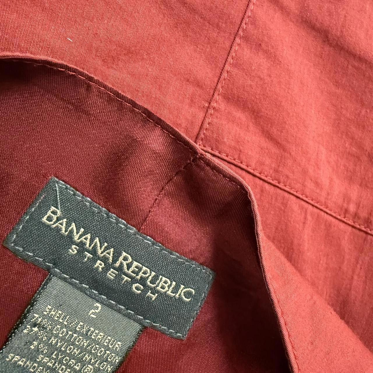 Banana Republic Banana Republic Women's Red Skirt Size 26" / US 2 / IT 38 - 3 Thumbnail