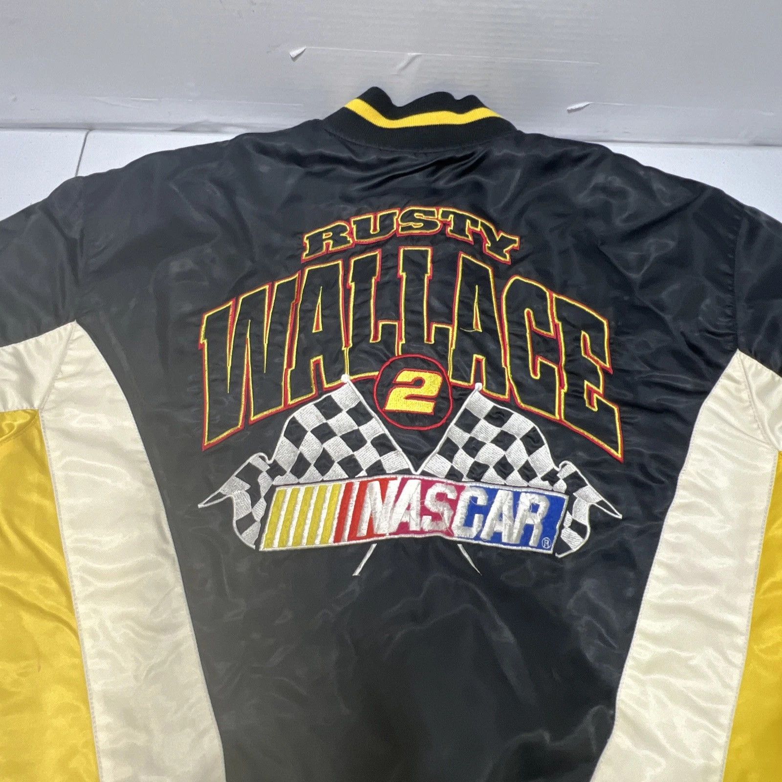 NASCAR Vintage 90s Rusty Wallace NASCAR Racing Jacket #2 Nutmeg XL Size US XL / EU 56 / 4 - 7 Thumbnail
