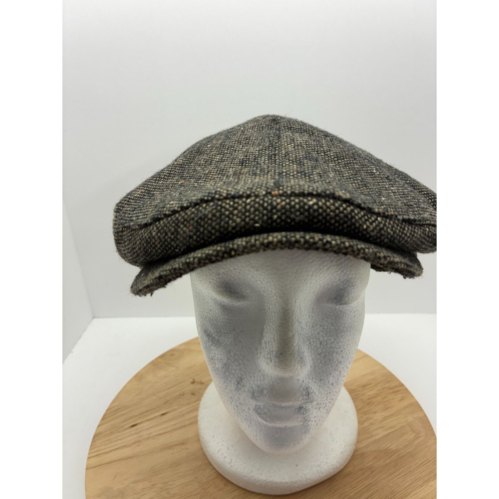 Dockers Dockers Distressed Ivy Cap L/XL Brown Wool Blend Newsboy Hat Size ONE SIZE - 6 Thumbnail