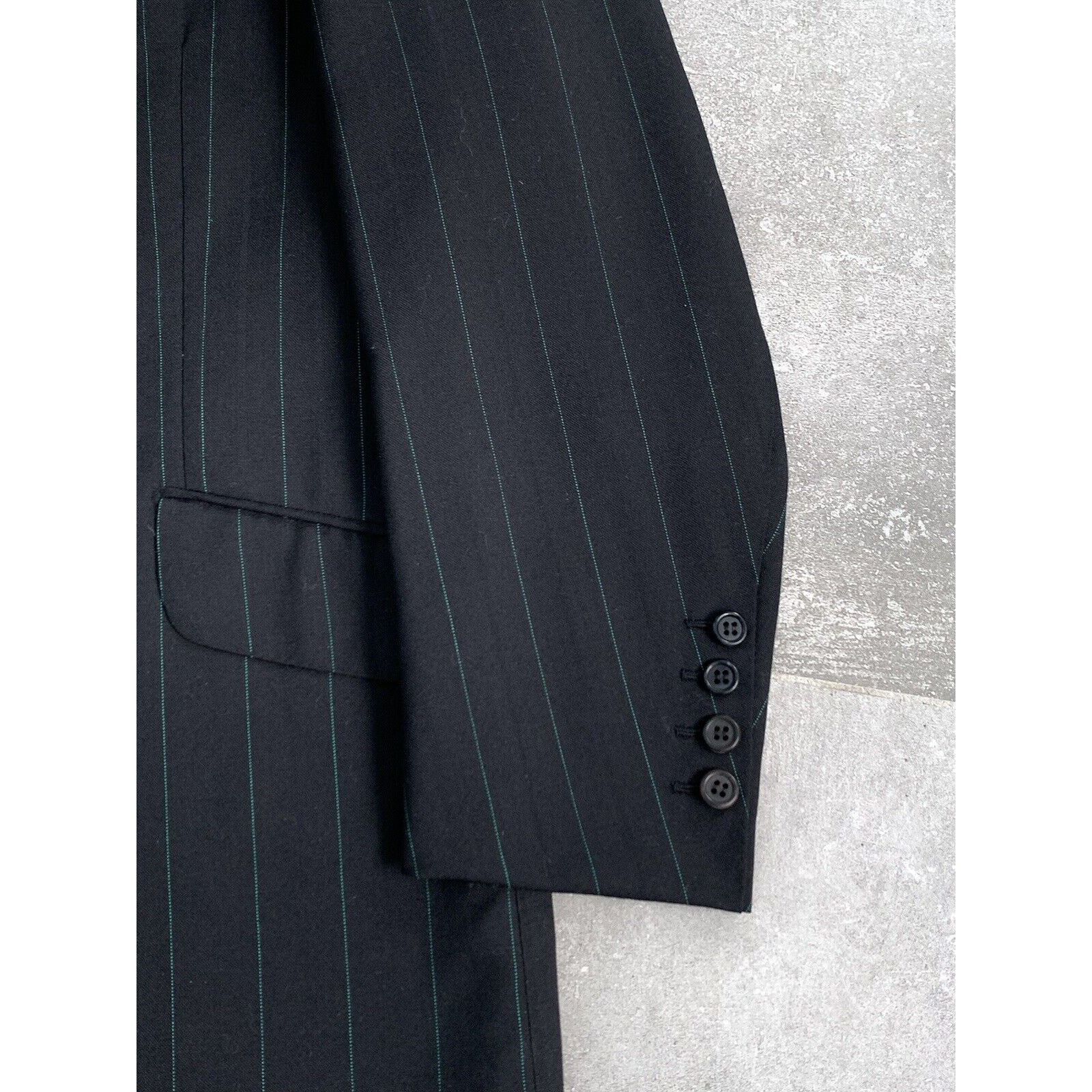 Designer ARNYS PARIS Bespoke Suit Blazer Trousers EU 50 UK 40 Short Size 50S - 6 Thumbnail