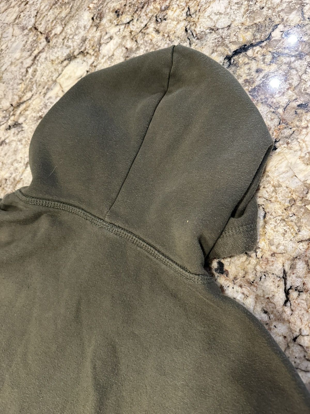 Vintage Blank army green hoodie Size US XL / EU 56 / 4 - 6 Thumbnail