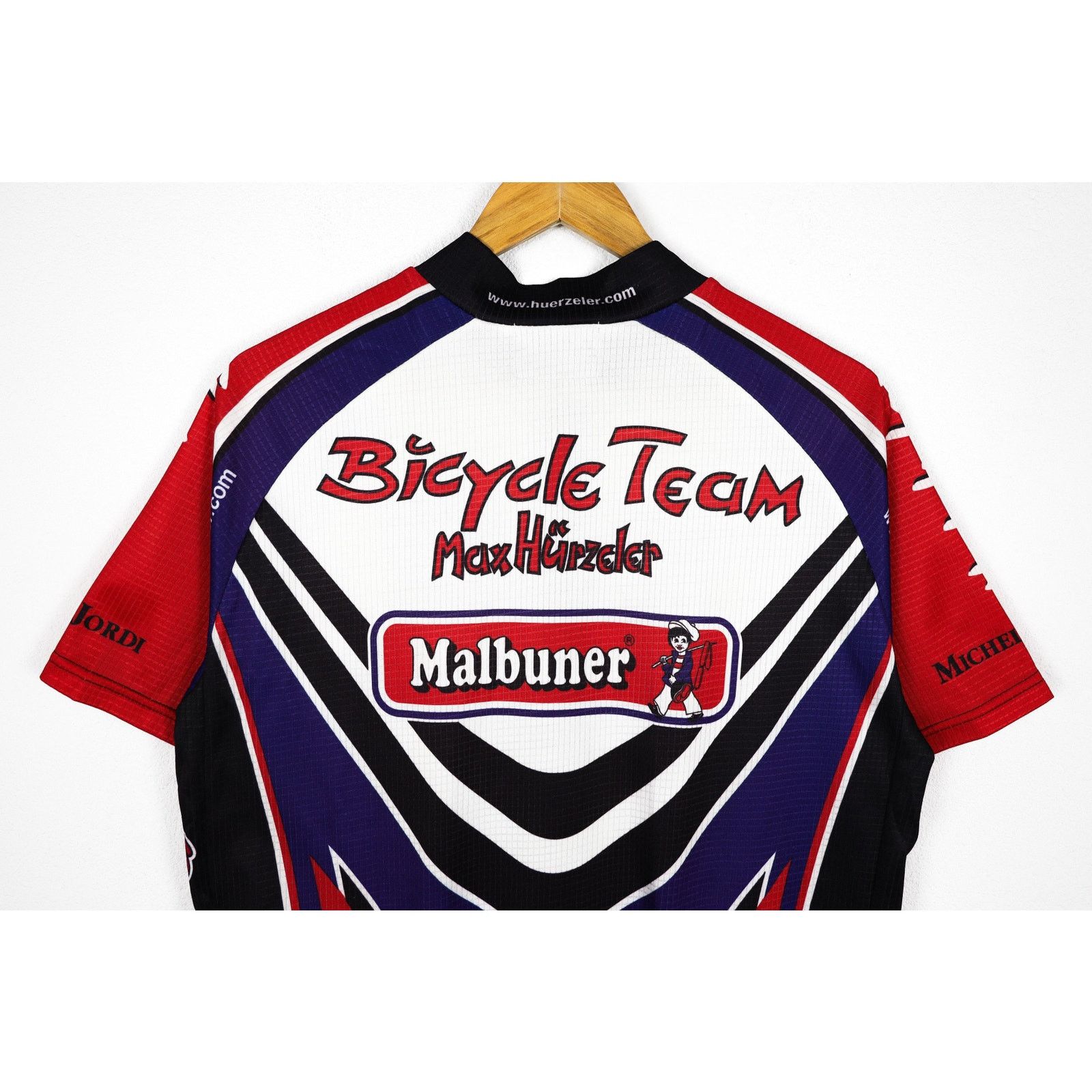 Vintage Vintage Michel Jordi Swiss Mallorca Cycle Jersey Tee 90s Size US L / EU 52-54 / 3 - 6 Thumbnail