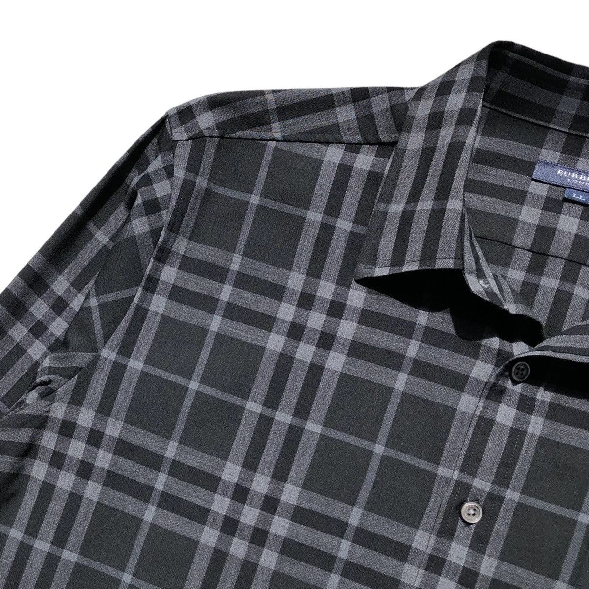 Burberry Burberry London Black and White Check Shirt Size US L / EU 52-54 / 3 - 3 Thumbnail