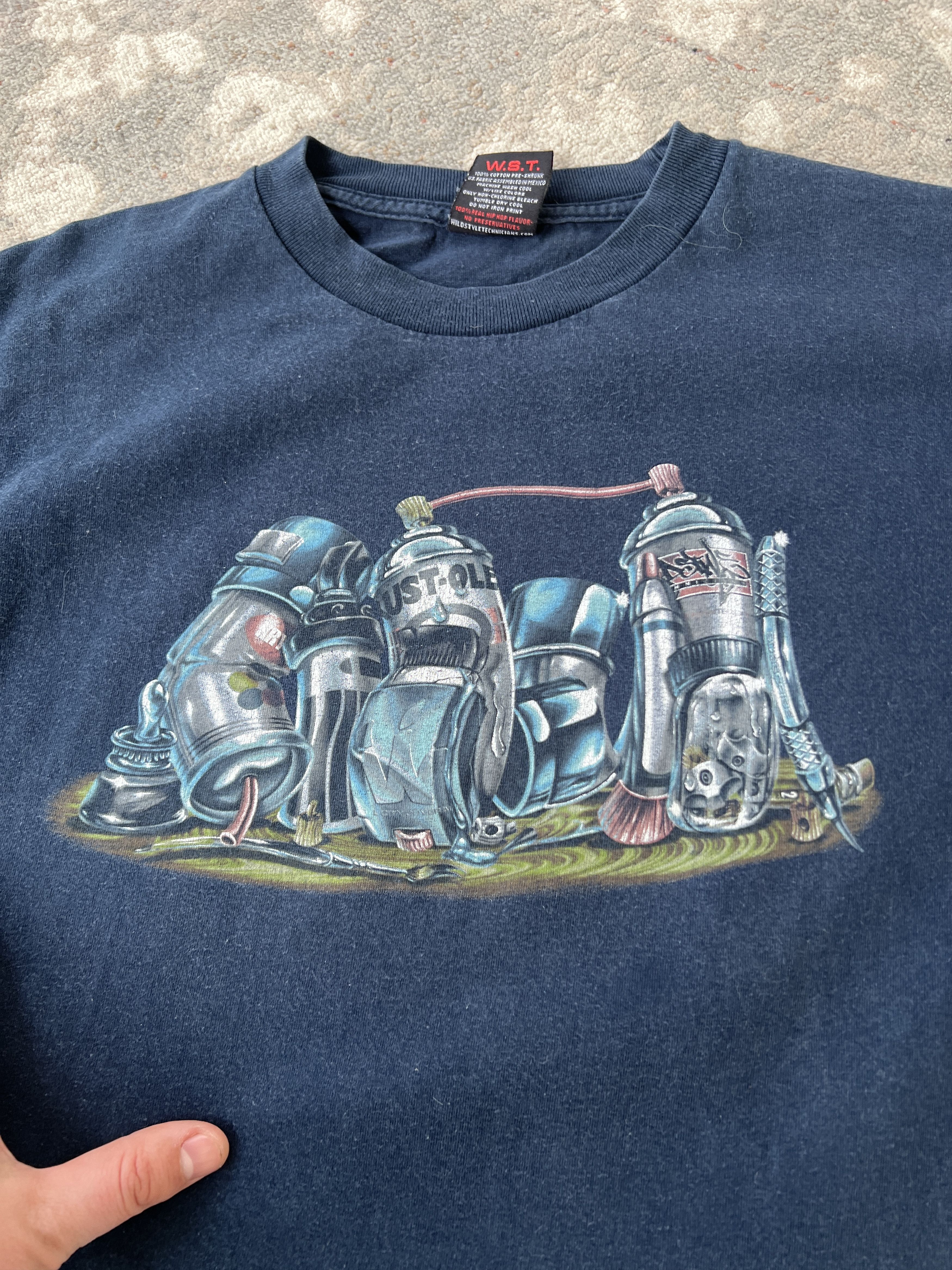 Vintage Wildstyle Technician B-Boy Brand Vintage Tee Size US L / EU 52-54 / 3 - 2 Thumbnail