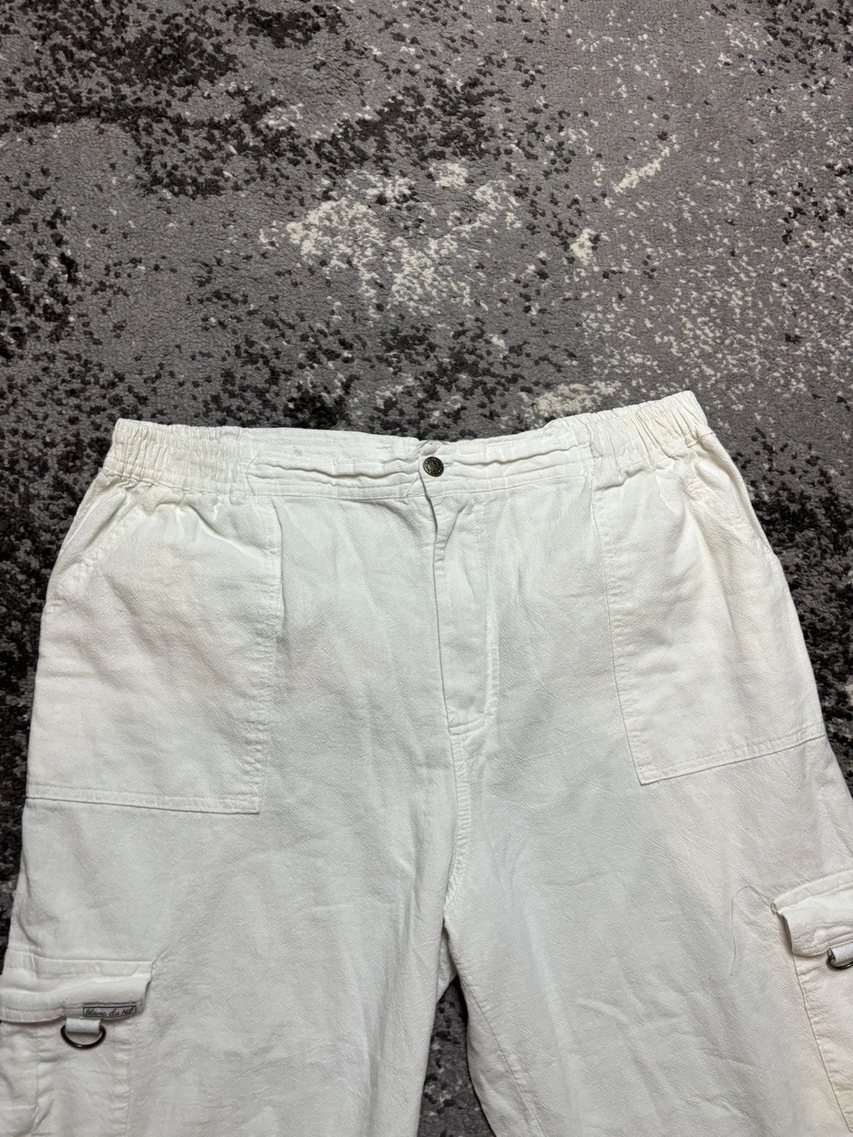 Japanese Brand × Vintage y2k japanese Blanc du Nil low waisted cargo capri Size 32" / US 10 / IT 46 - 5 Thumbnail