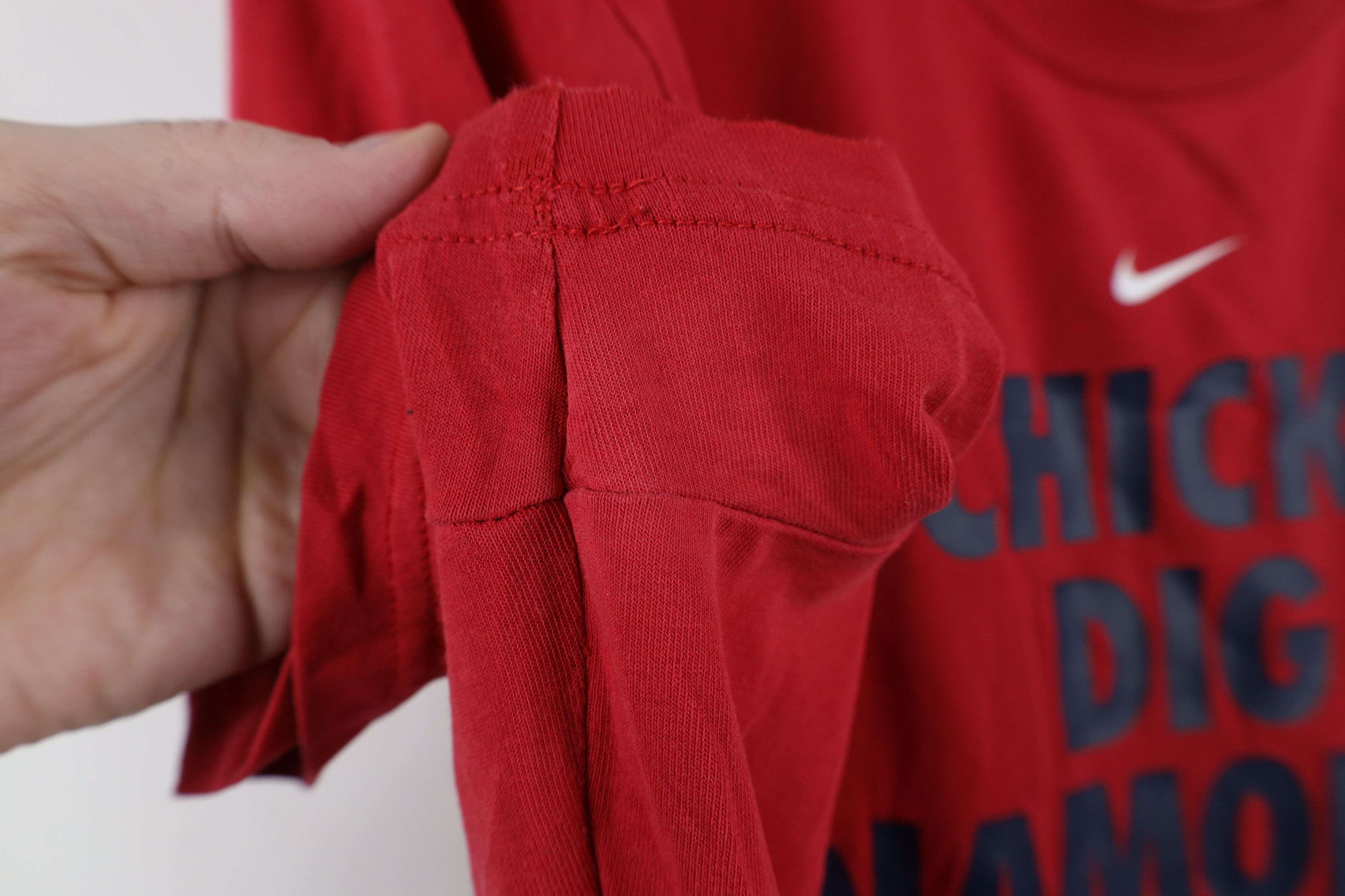 Nike × Vintage Vintage Nike Chicks Dig Diamonds Cleveland Indians T-Shirt Size XL / US 12-14 / IT 48-50 - 5 Thumbnail