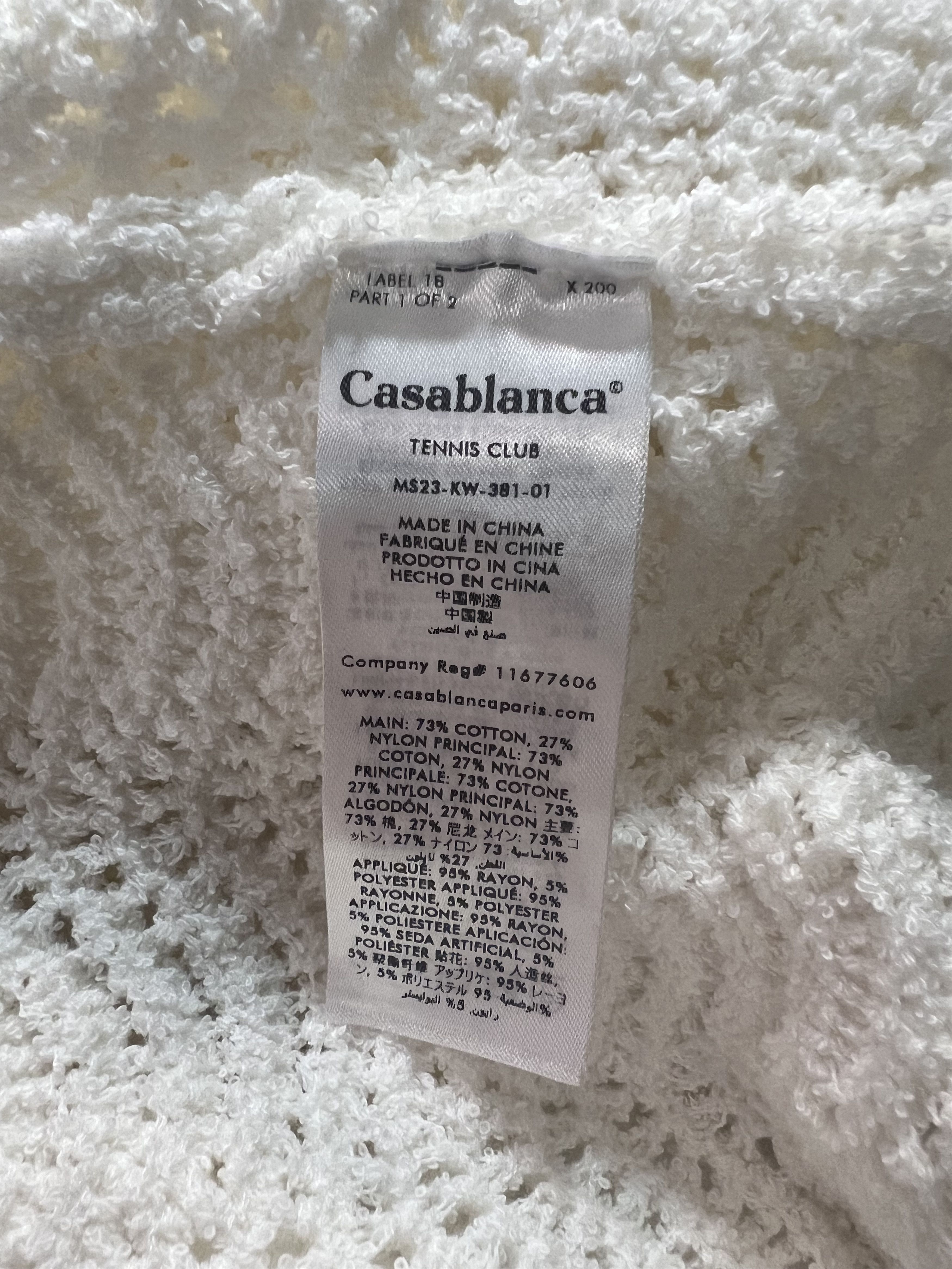Casablanca Wavy Crochet Cardigan Size US M / EU 48-50 / 2 - 3 Thumbnail