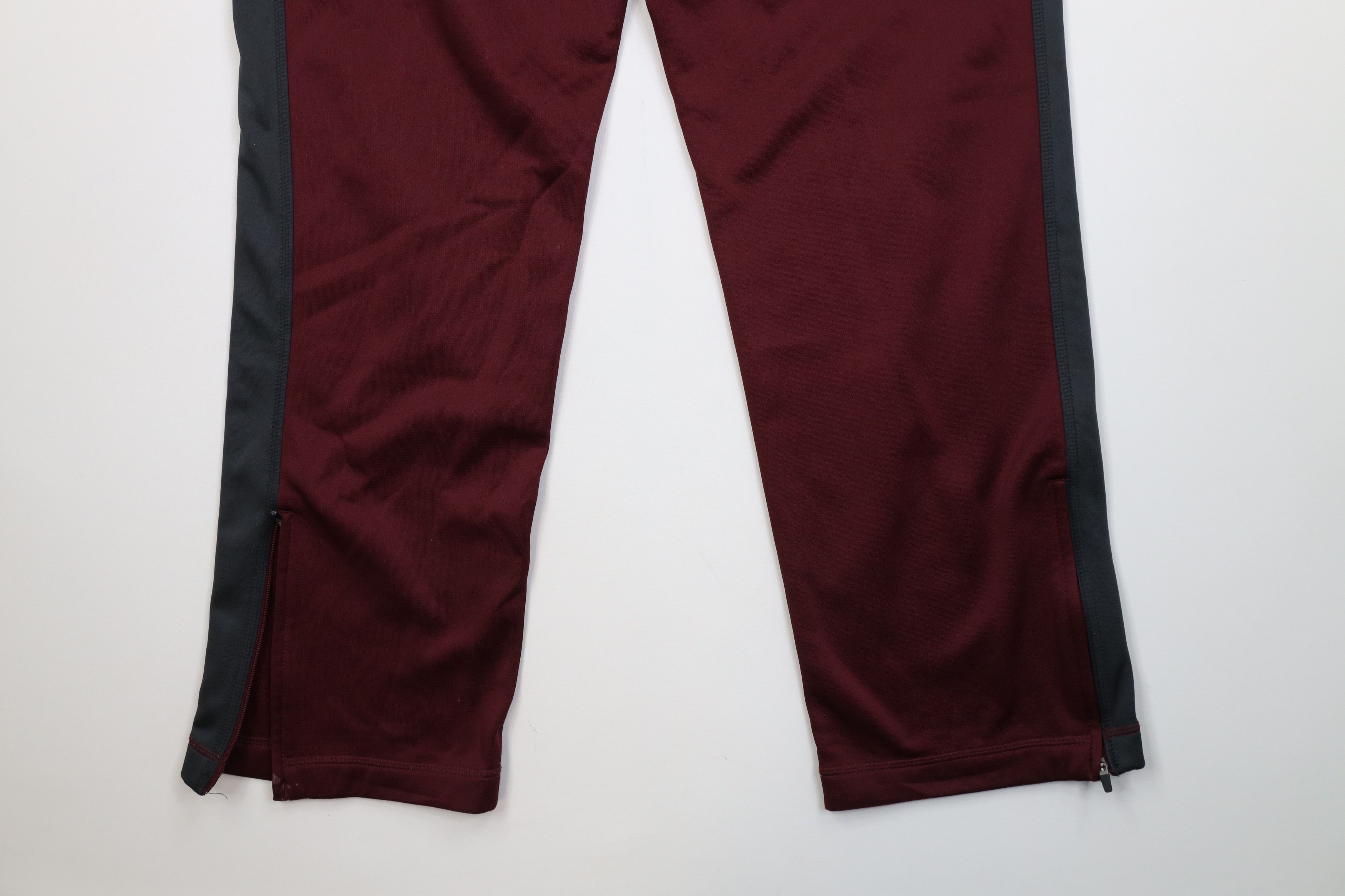 Nike Vintage Y2K Nike Therma Fit Block Wide Leg Sweatpants Maroon Size US 34 / EU 50 - 15 Thumbnail