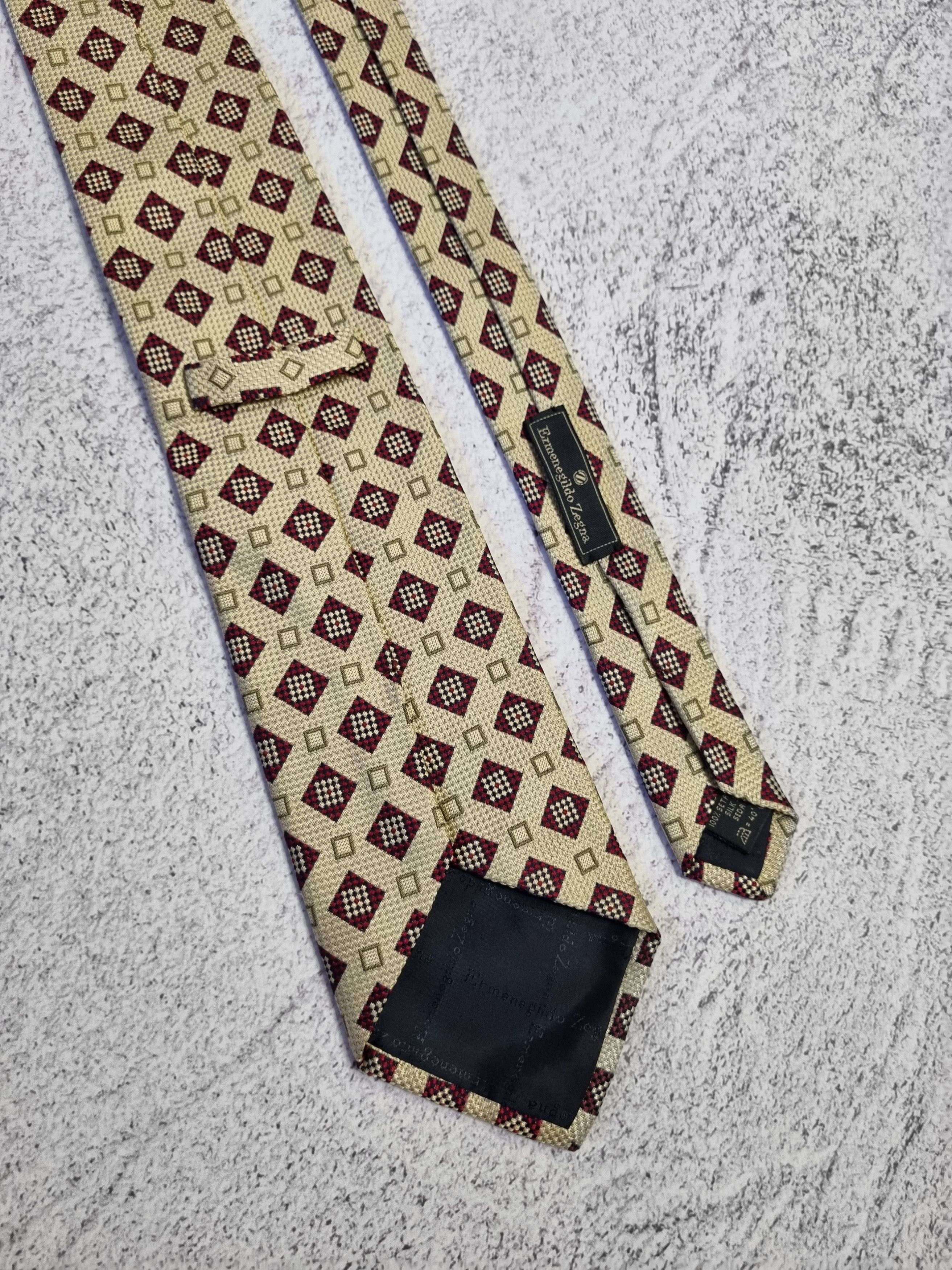 Ermenegildo Zegna Vintage Ermenegildo Zegna Silk Tie Size ONE SIZE - 3 Thumbnail