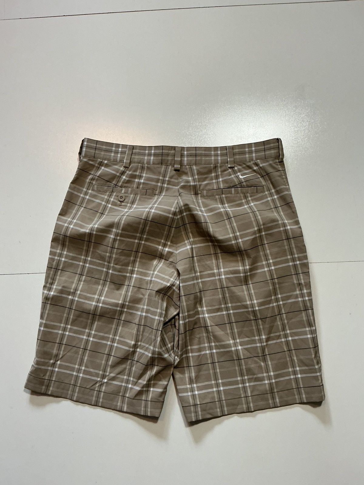 Nike Nike Dri Fit Golf Plaid Swoosh Performance 11" Inseam Shorts Size US 34 / EU 50 - 3 Thumbnail