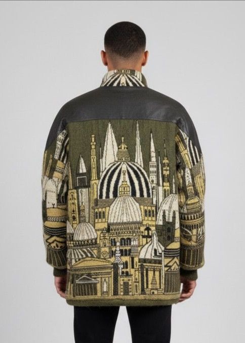 If Six Was Nine Vintage Italian Lamb Skin Jacket Size US L / EU 52-54 / 3 - 2 Thumbnail