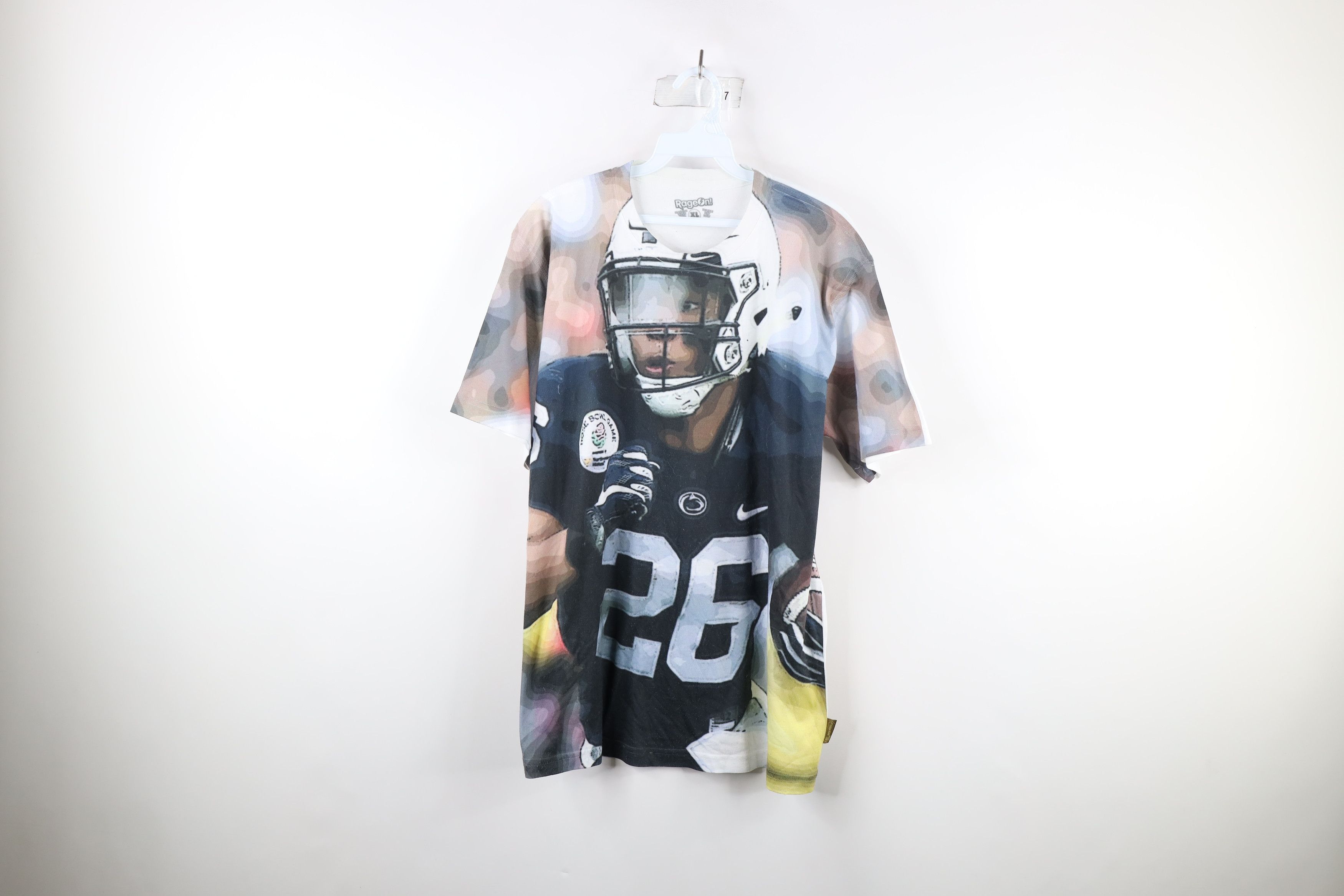 Vintage AOP Saquon Barkley Penn State University Football T-Shirt Size US XL / EU 56 / 4 - 1 Thumbnail