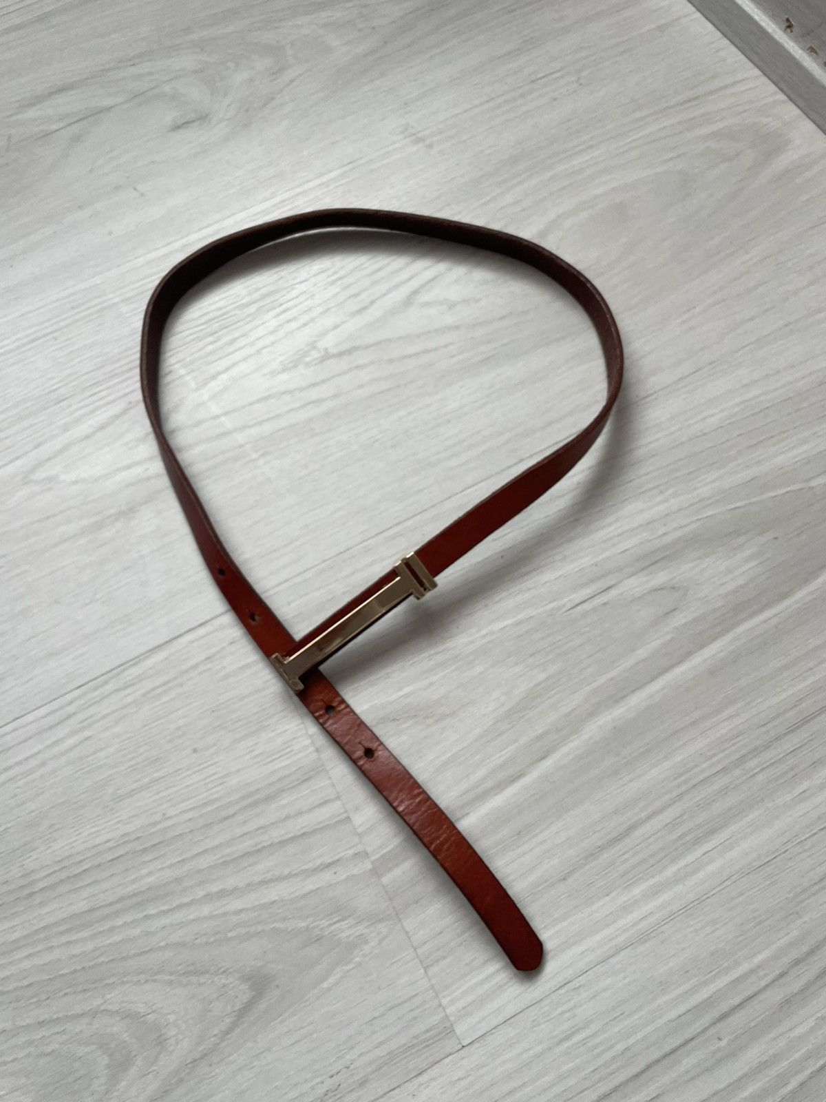Vintage Vintage leather belt Size ONE SIZE - 5 Thumbnail
