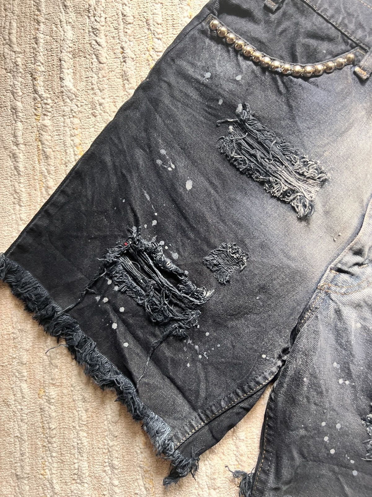 If Six Was Nine × Japanese Brand × Levi's Made & Crafted Z. Vargas Vintage Levis Custom Rework Short Size US 34 / EU 50 - 5 Thumbnail