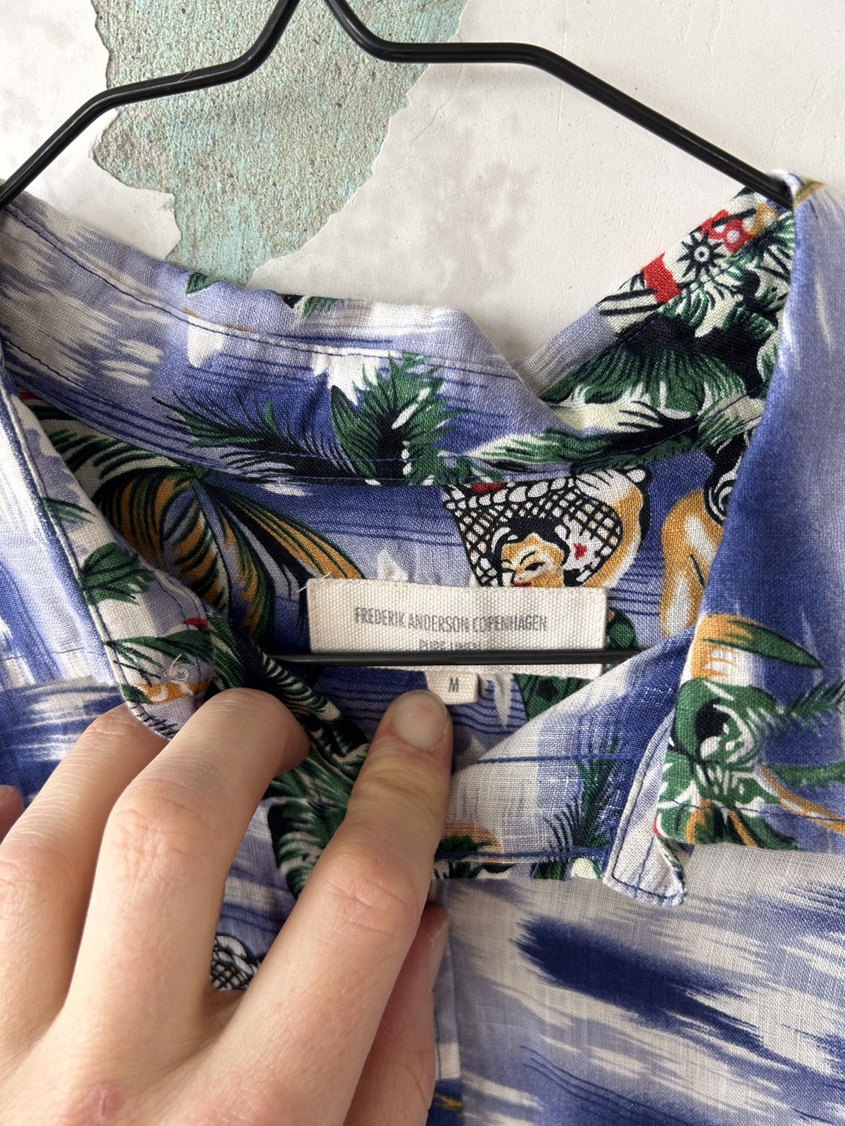 Other VINTAGE HAWAIIAN COTTON LINE SHIRT Size US M / EU 48-50 / 2 - 4 Thumbnail