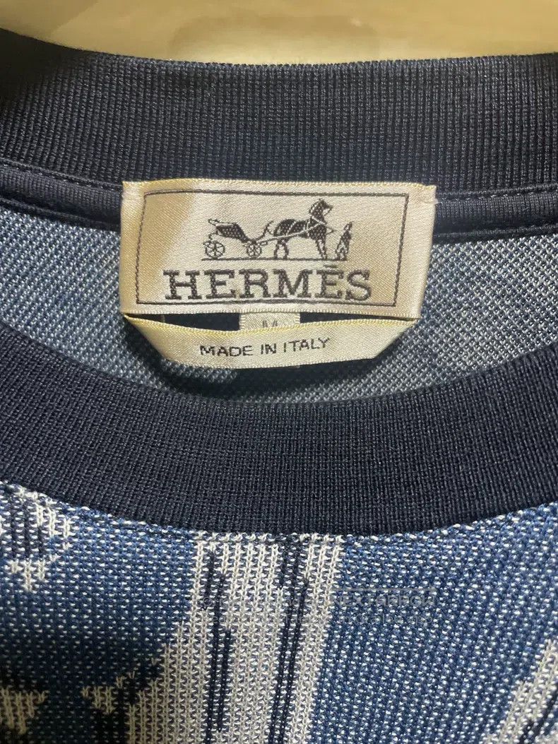 Hermes Hermes Knit short-sleeve crew-neck t-shirt (Pegasus series Size US M / EU 48-50 / 2 - 5 Thumbnail