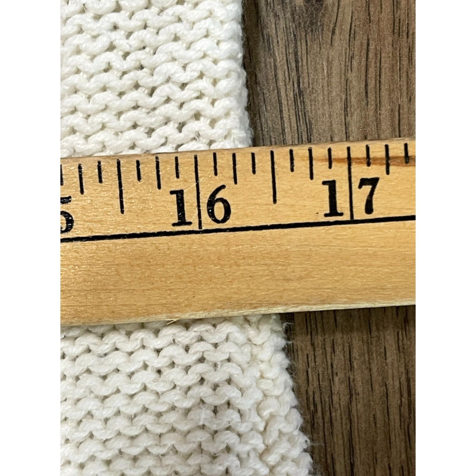 Vintage Maurices Sweater Women's Medium White Blue Pullover Knit Round Neck Long Sleeve Casual Regular Size M / US 6-8 / IT 42-44 - 5 Thumbnail
