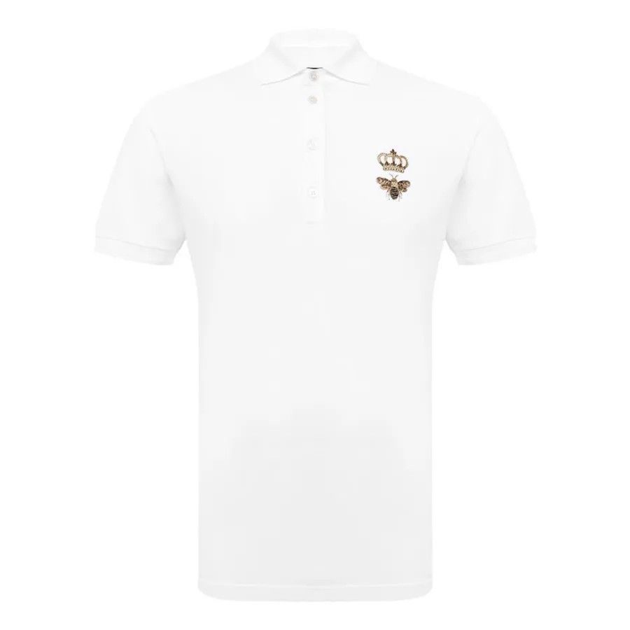 Dolce & Gabbana o1s22i1n0924 Polo Shirt in White Size US S / EU 44-46 / 1 - 1 Thumbnail