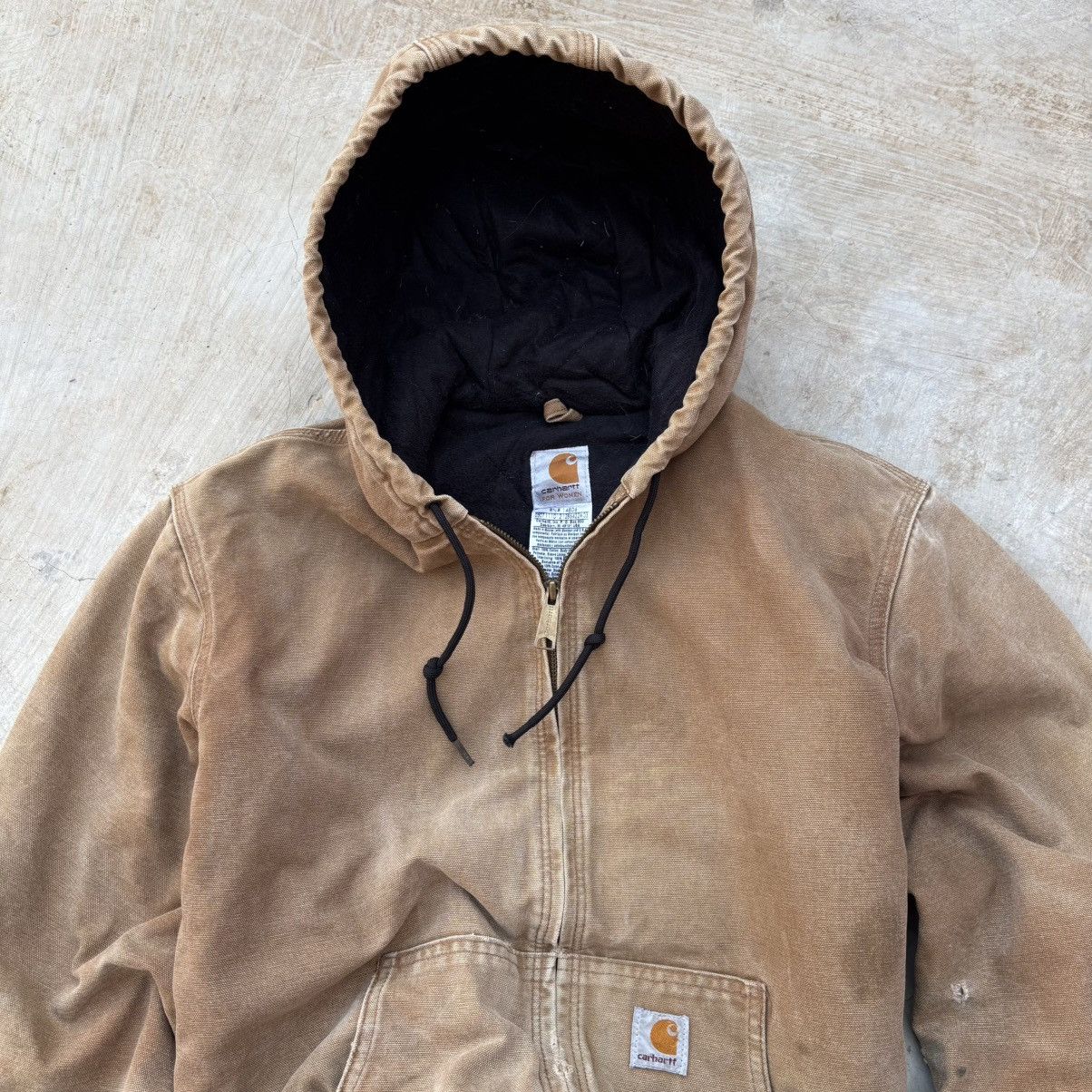 Carhartt Vintage Sunfaded Carhartt Active Jacket WJ130 BRN Size US M / EU 48-50 / 2 - 2 Thumbnail