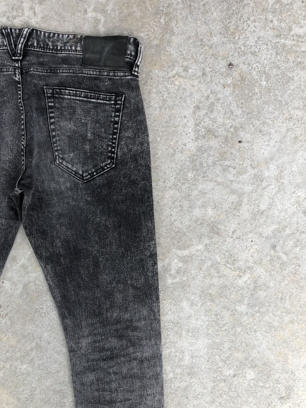 If Six Was Nine Japanese Vanquish Distressed Denim Skinny Jeans Size US 32 / EU 48 - 10 Thumbnail