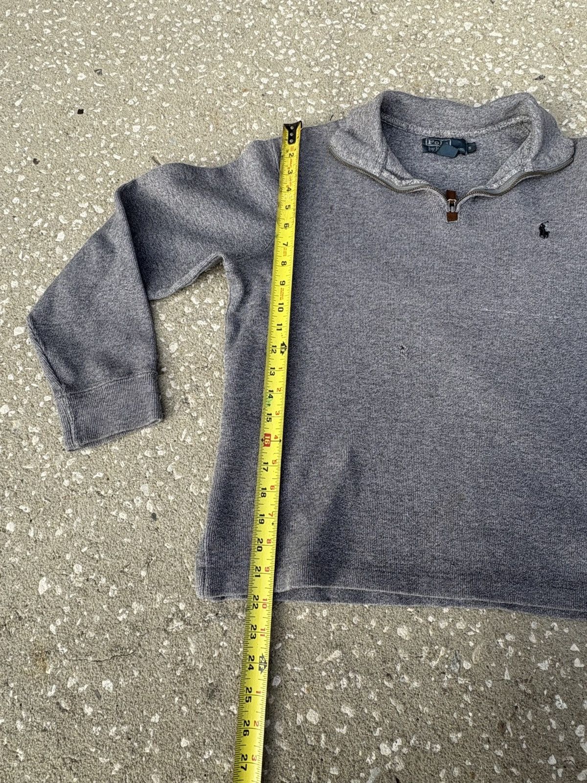 Polo Ralph Lauren Grey Polo Ralph Lauren Quarter Zip Size US S / EU 44-46 / 1 - 4 Thumbnail