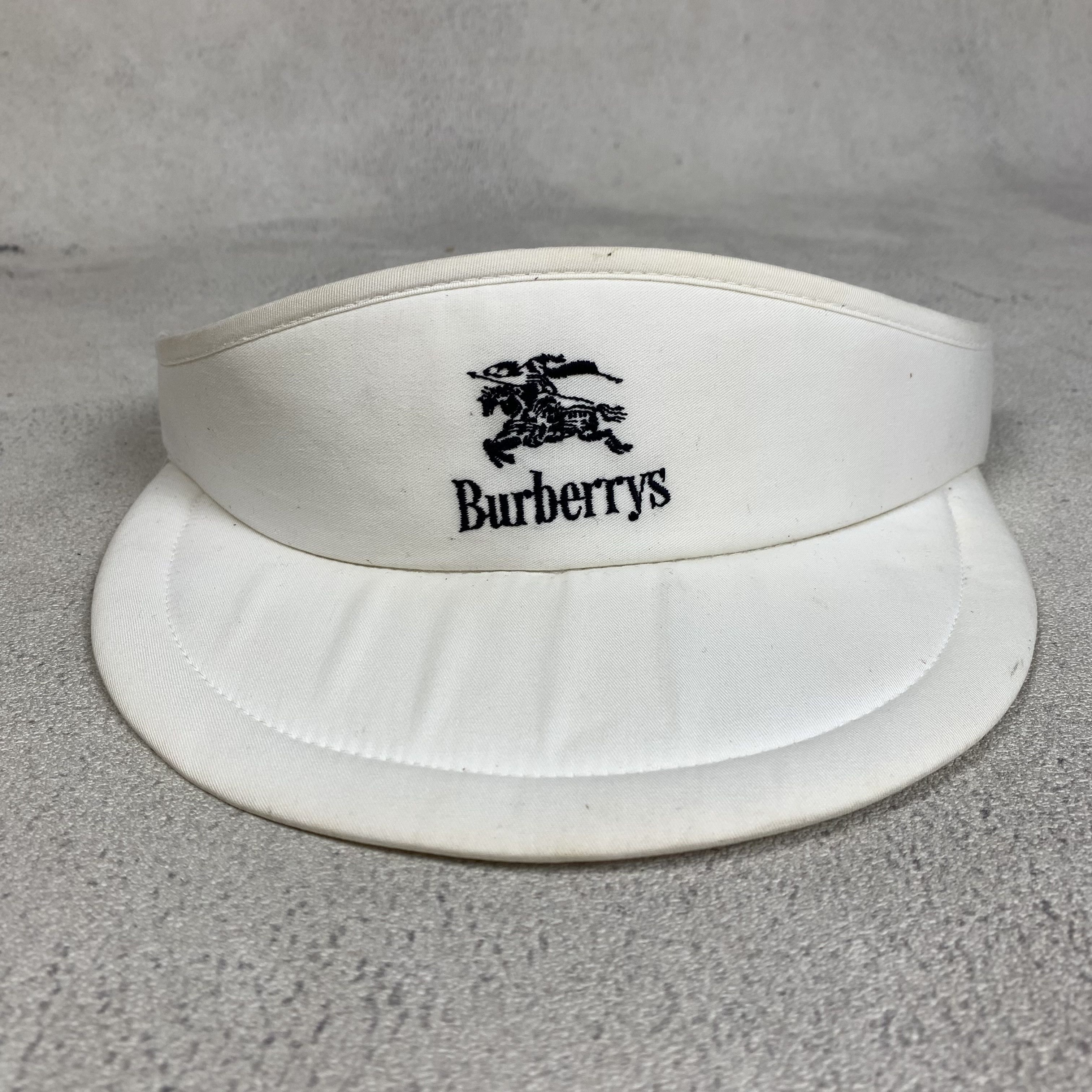 Burberry Vintage Burberrys Visor Hat Cap Size ONE SIZE - 1 Thumbnail