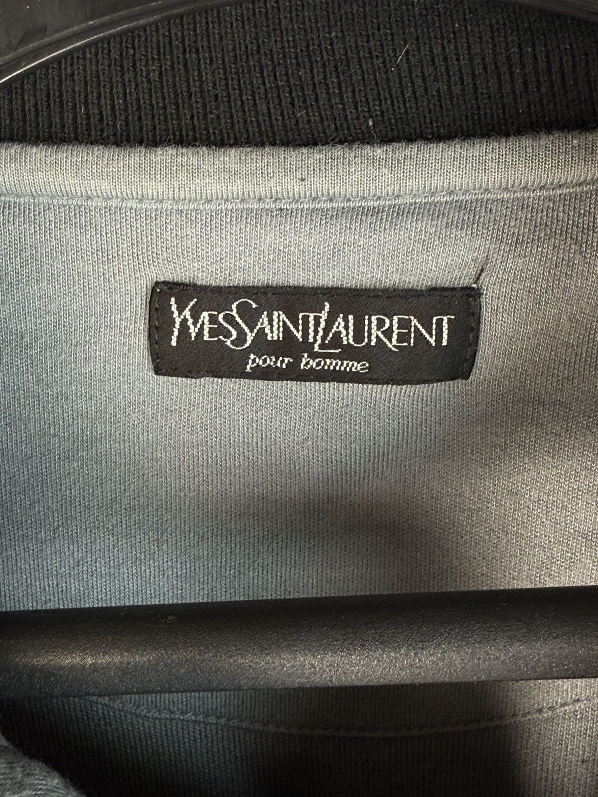 Yves Saint Laurent 90s YSL Sweatshirt 1/4 Button YSL Sweater Size US XL / EU 56 / 4 - 5 Thumbnail