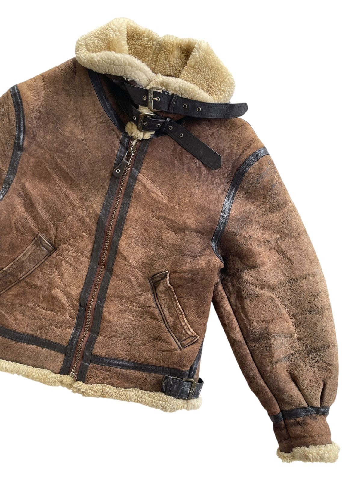 Avirex Avirex Type B-3 Sheepskin Shearling Jacket (size 38) Size US M / EU 48-50 / 2 - 8 Thumbnail