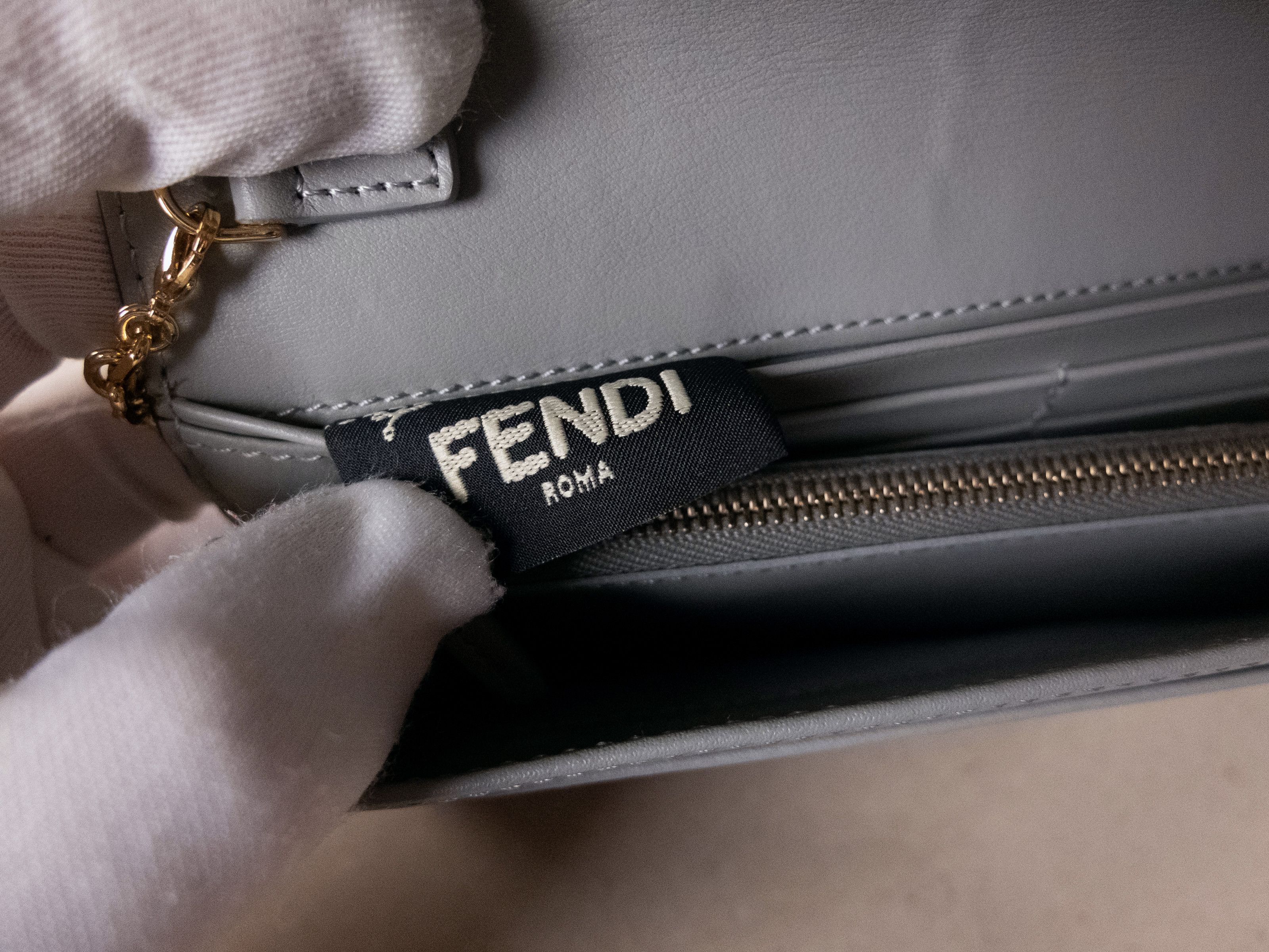 Fendi FENDI Liberty blue colorful studs leather chain wallet Size ONE SIZE - 13 Thumbnail