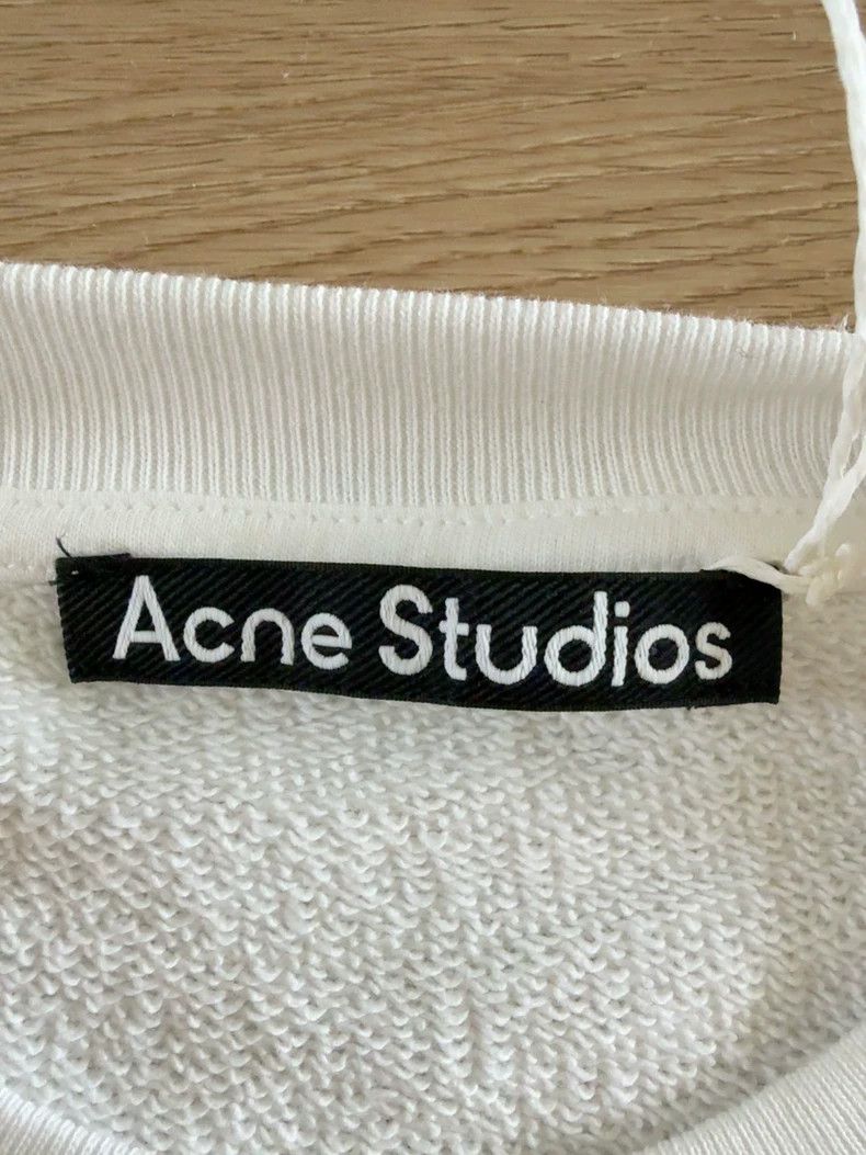 Acne Studios Acne Studios White laser big smiling face hoodie Size US S / EU 44-46 / 1 - 3 Thumbnail