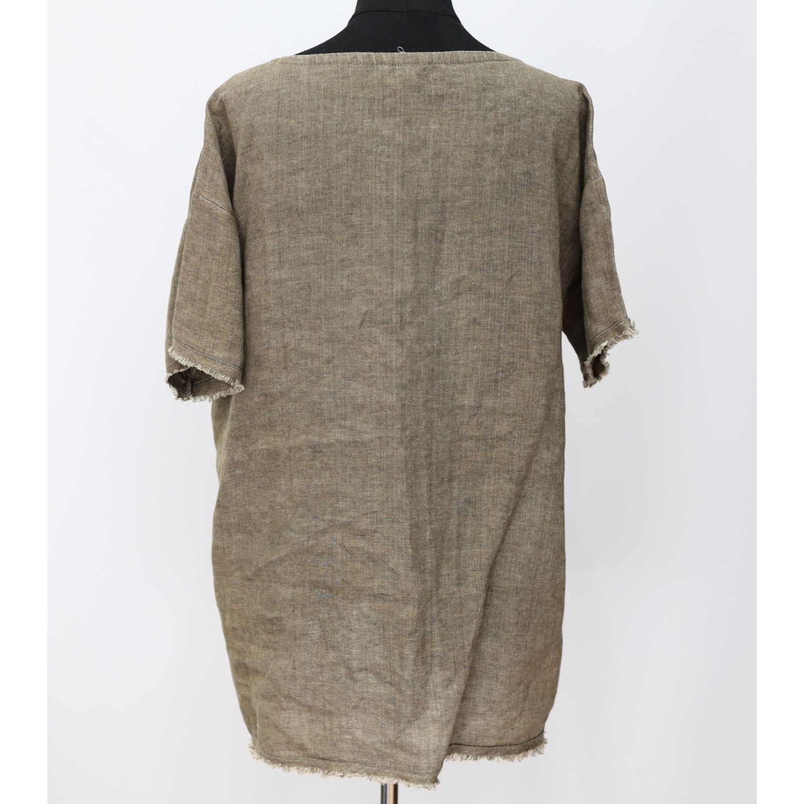 Eileen Fisher NWoT EILEEN FISHER Organic Linen Raw Hems Tunic Dress Size M Size M / US 6-8 / IT 42-44 - 4 Thumbnail