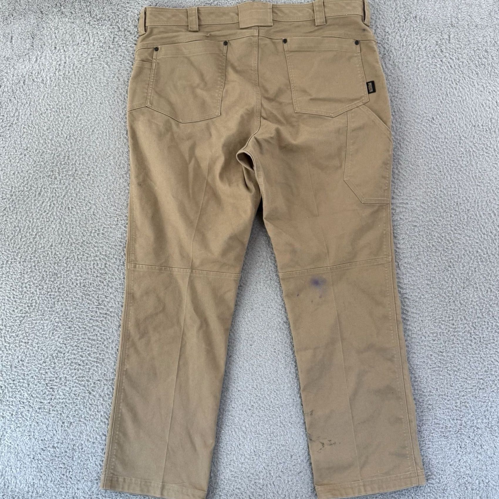Duluth Trading Company Duluth Trading Co Pants Mens 40x32 Brown Flex Fire Hose HD Standard Fit Stretch Carpenter Casual Workwear Size US 40 / EU 56 - 7 Thumbnail