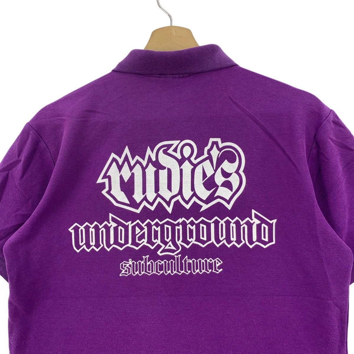 Vintage RUDIES UNDERGROUND SUBCULTURE Polo Tee Shirt Top Japan Size US M / EU 48-50 / 2 - 7 Thumbnail