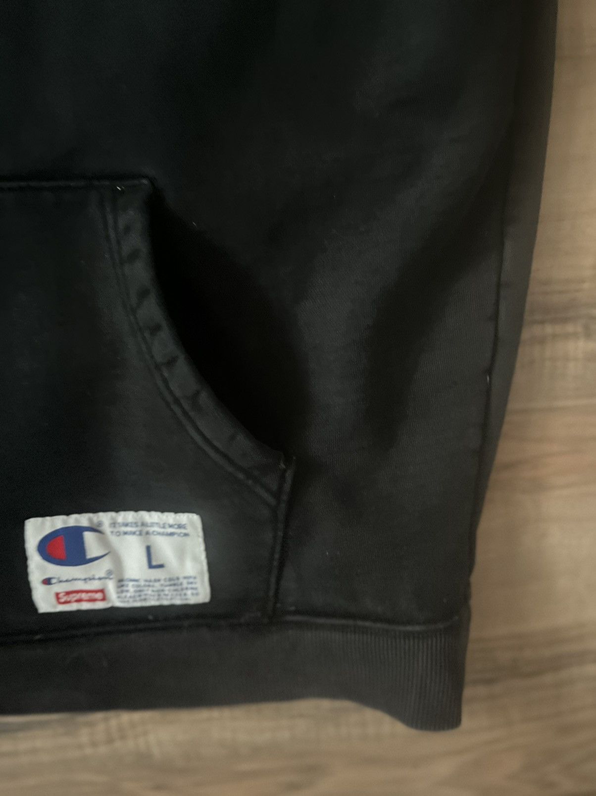 Champion × Supreme Supreme Champion Hooded Sweatshirt Size US L / EU 52-54 / 3 - 15 Thumbnail