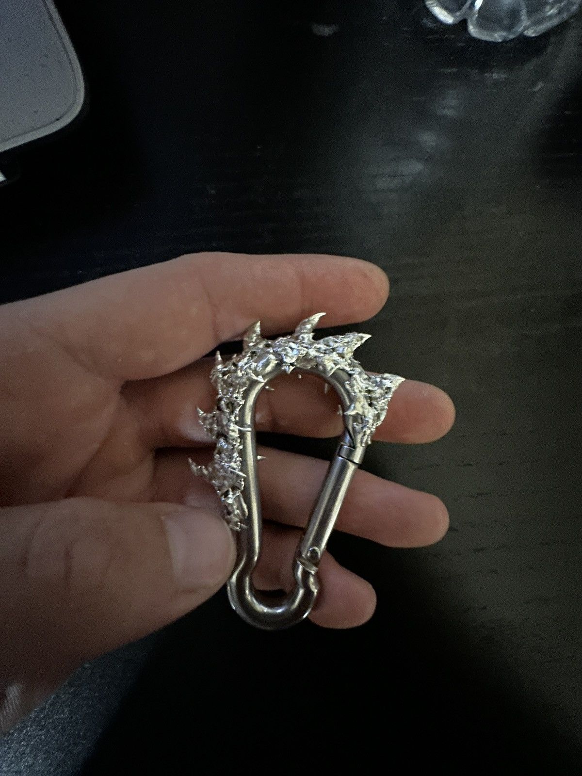 Other Spiked carabiner Stainless Steel Size ONE SIZE - 3 Thumbnail