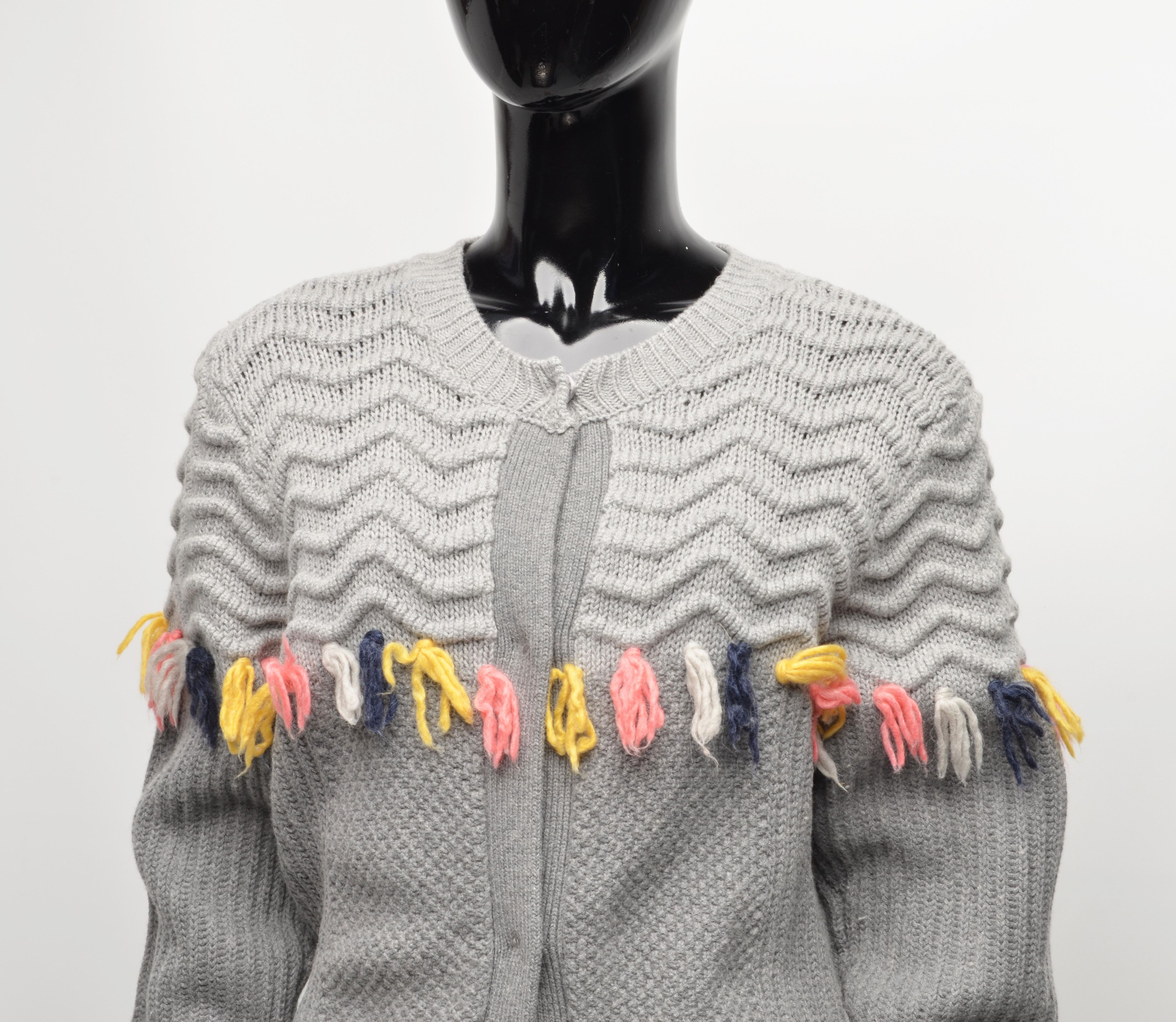 Stella McCartney Stella Mccartney Wool Blend Decorated Cardigan Size S / US 4 / IT 40 - 2 Thumbnail