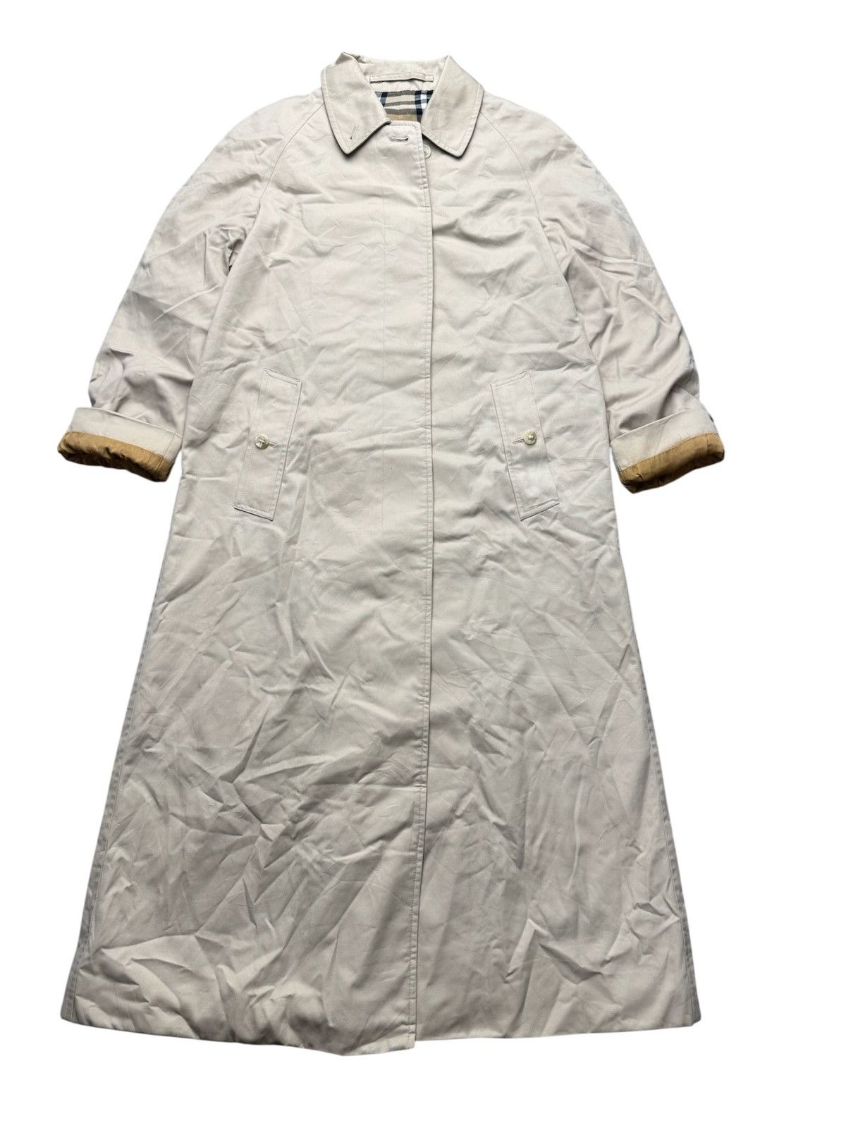 Burberry Burberry Camden Long Beige Vintage Trench Coat Women #2024 Size S / US 4 / IT 40 - 4 Thumbnail