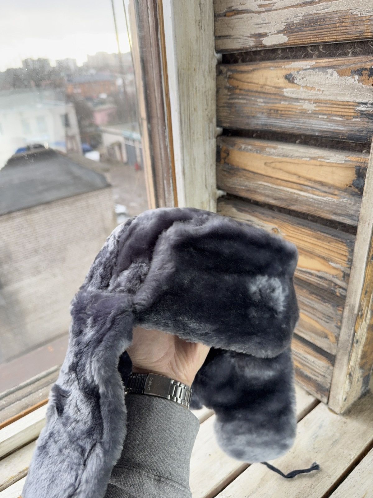 Vintage Vintage 70s USSR Military Trapper hat Ushanka Opium Rare Size ONE SIZE - 10 Thumbnail
