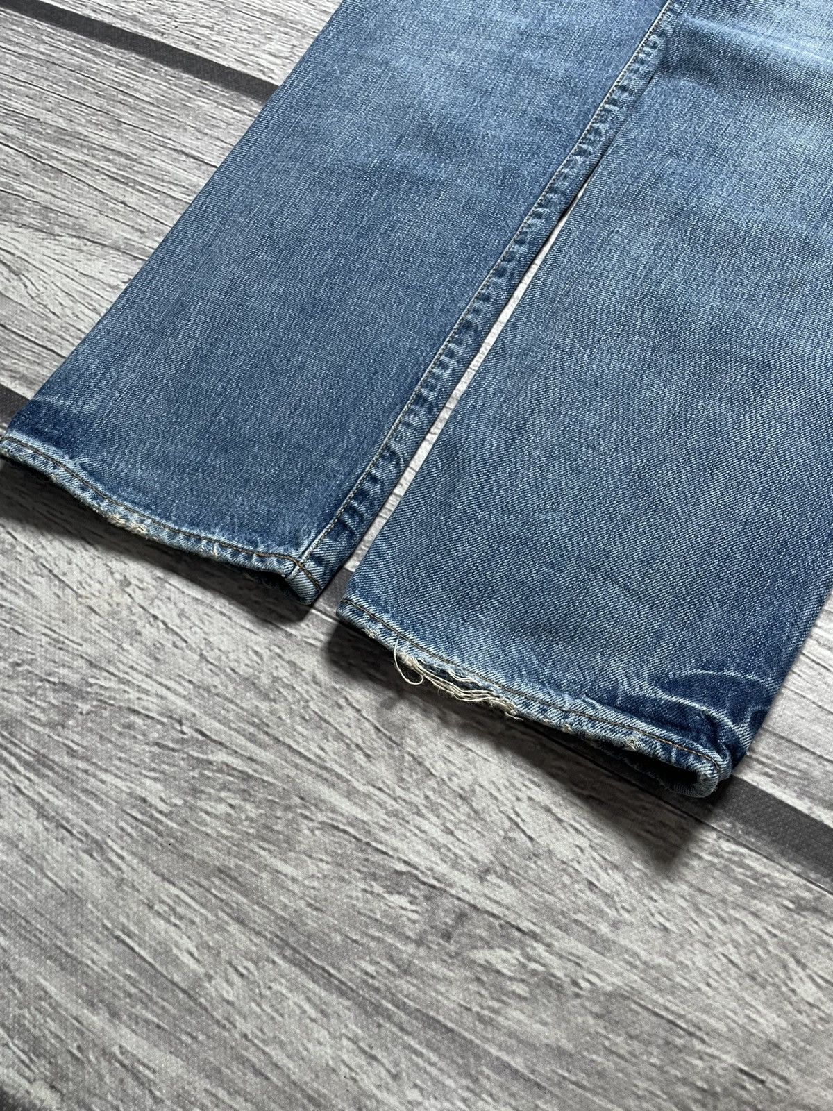 Edwin Edwin ED-55 Rainbow Selvedge Japanese Distress Denim Jeans Size US 32 / EU 48 - 11 Thumbnail