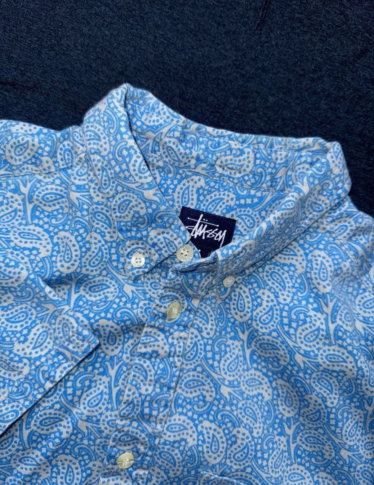 Stussy Stussy paisley made in USA button up y2k Size US L / EU 52-54 / 3 - 1 Thumbnail
