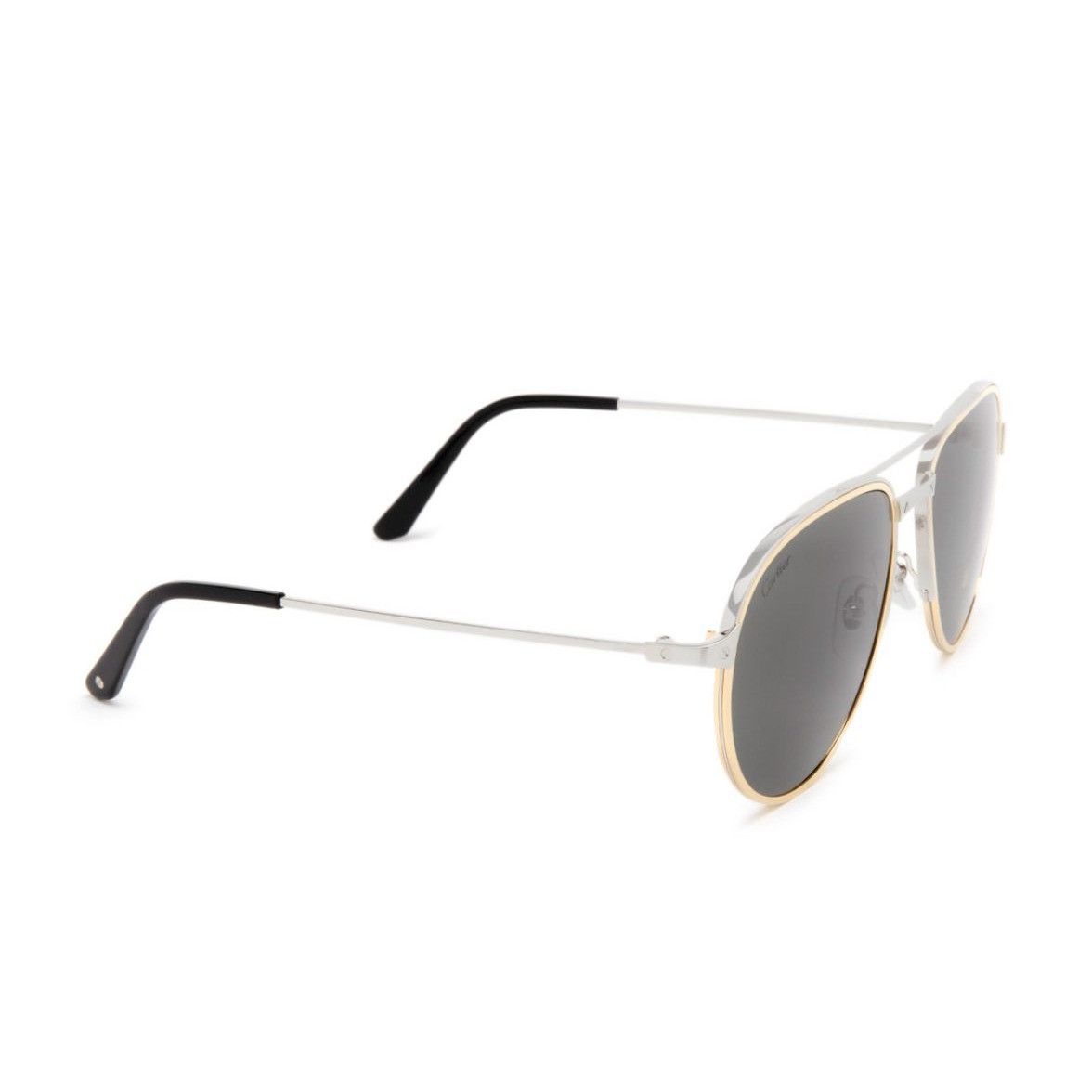 Cartier Cartier CT0325S - 005 Aviator Silver / Grey(CT0325S-005-59) Size ONE SIZE - 3 Thumbnail